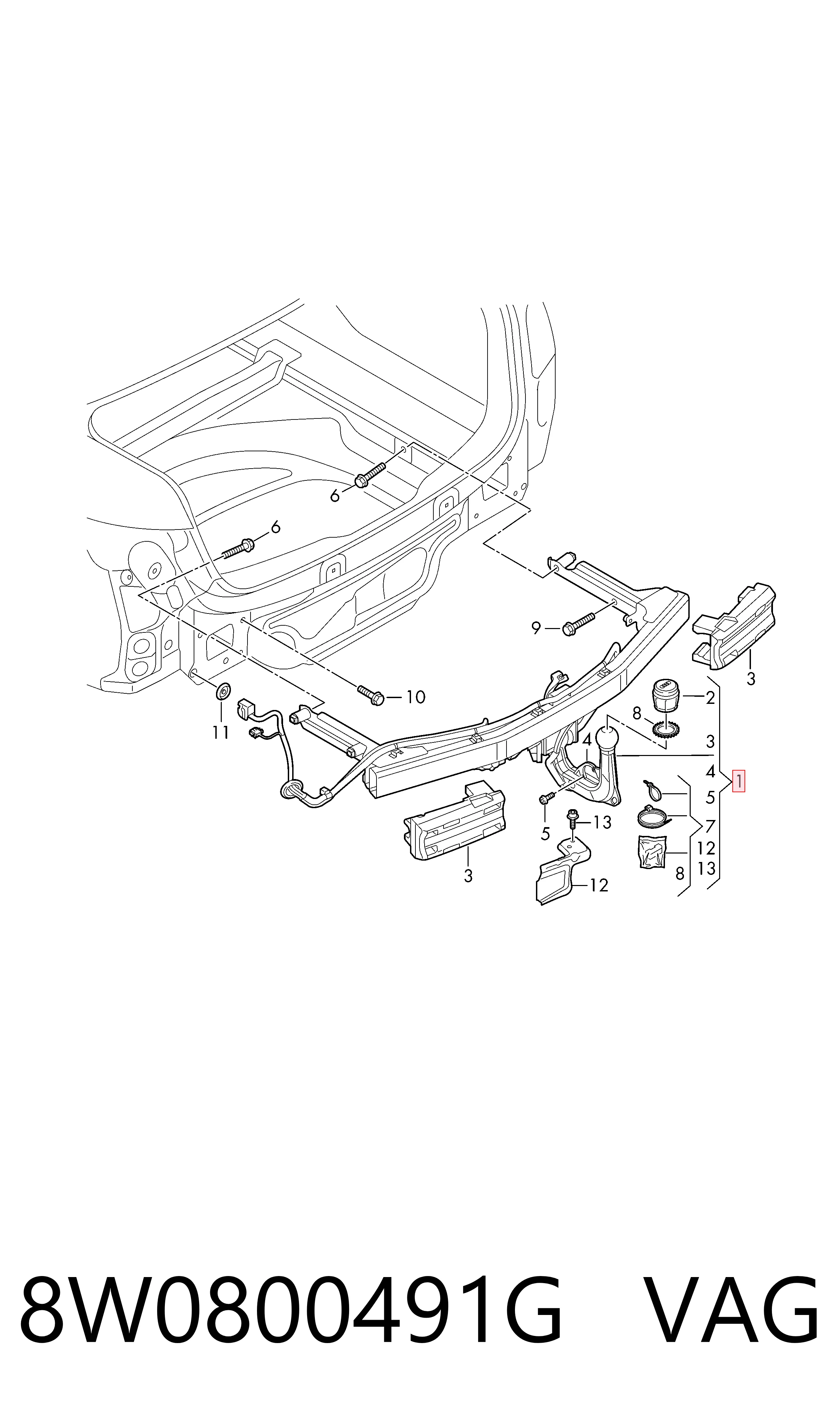 8W0800491G VAG 