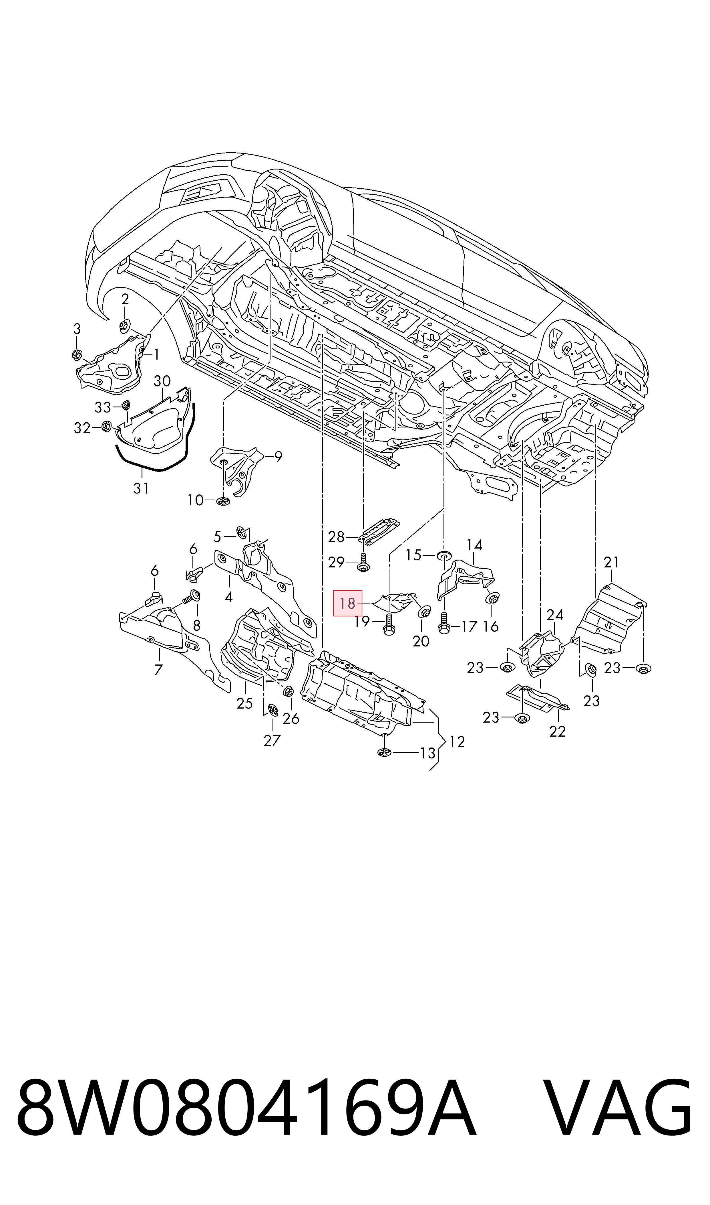 8W0804169A VAG 