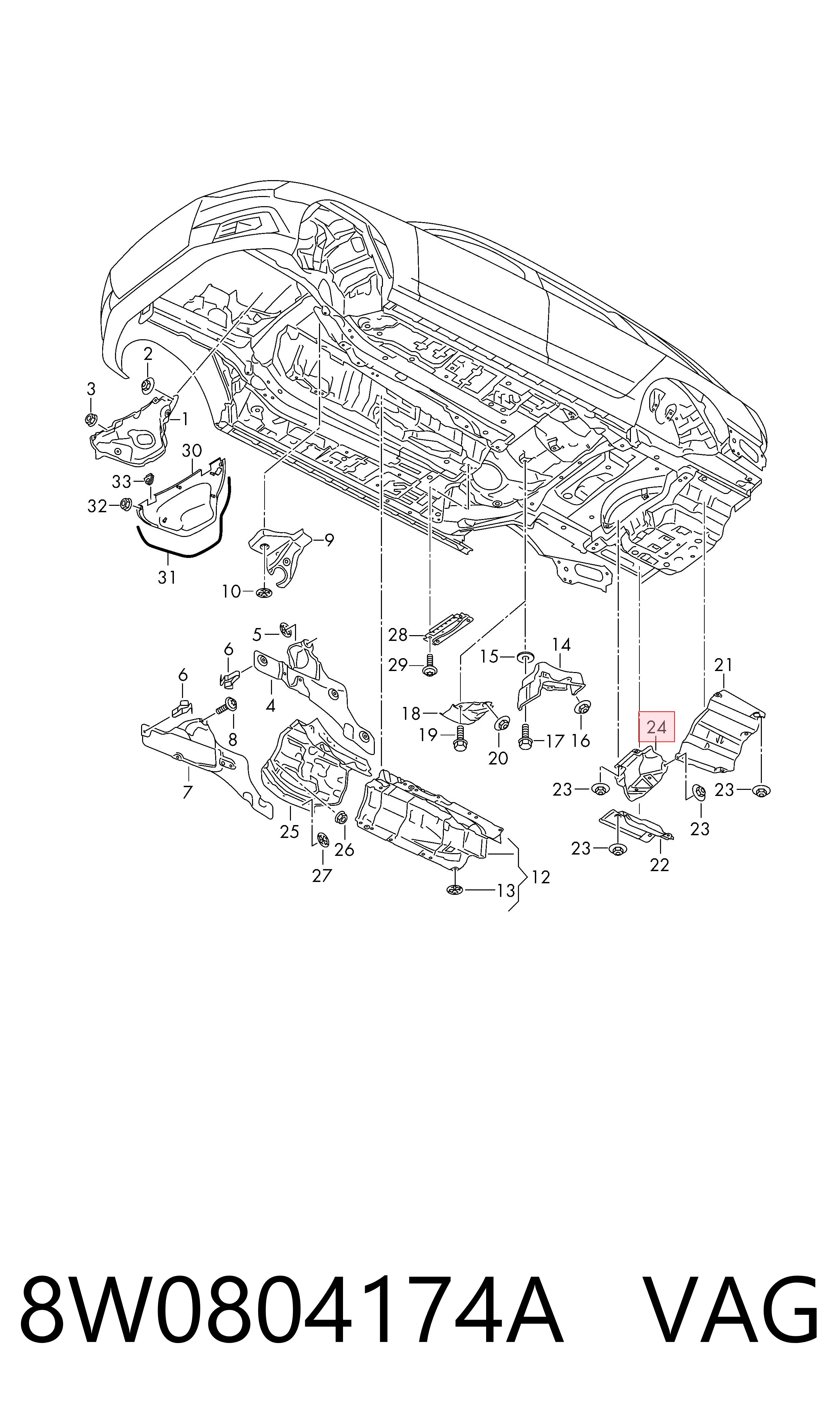 8W0804174A VAG 