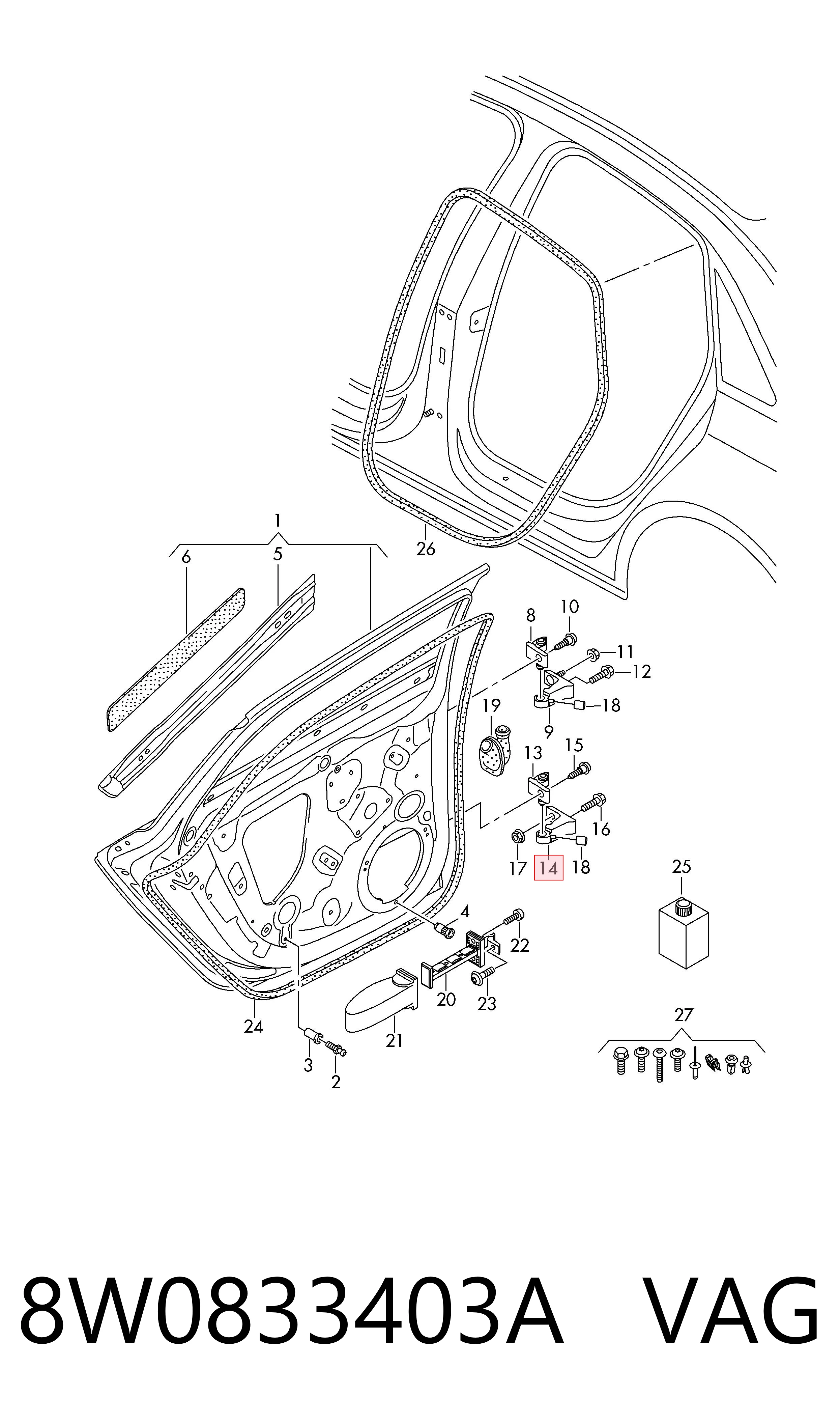 8W0833403A VAG 