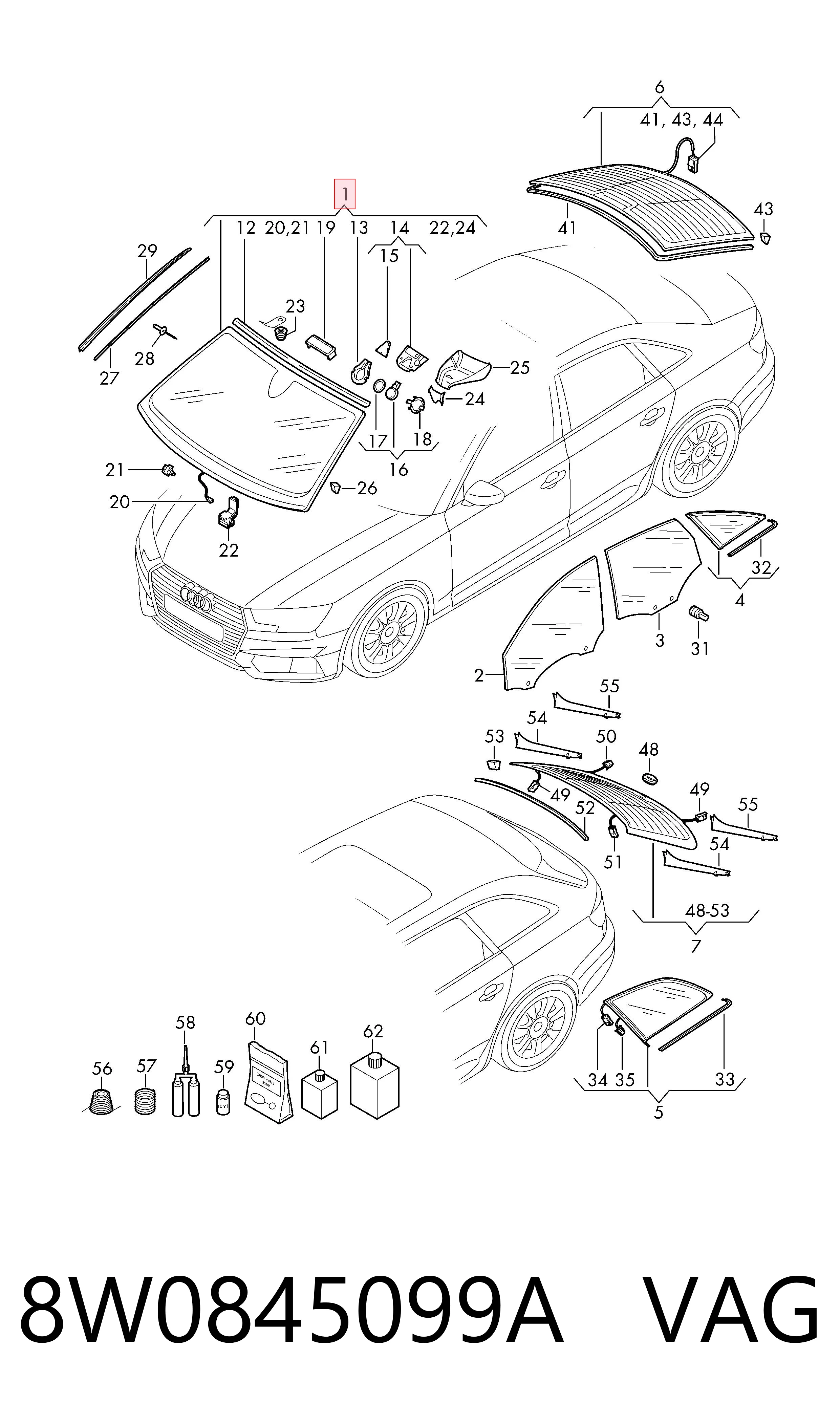 Автоскло XYG AB66609D ціна, від 144.13 USD