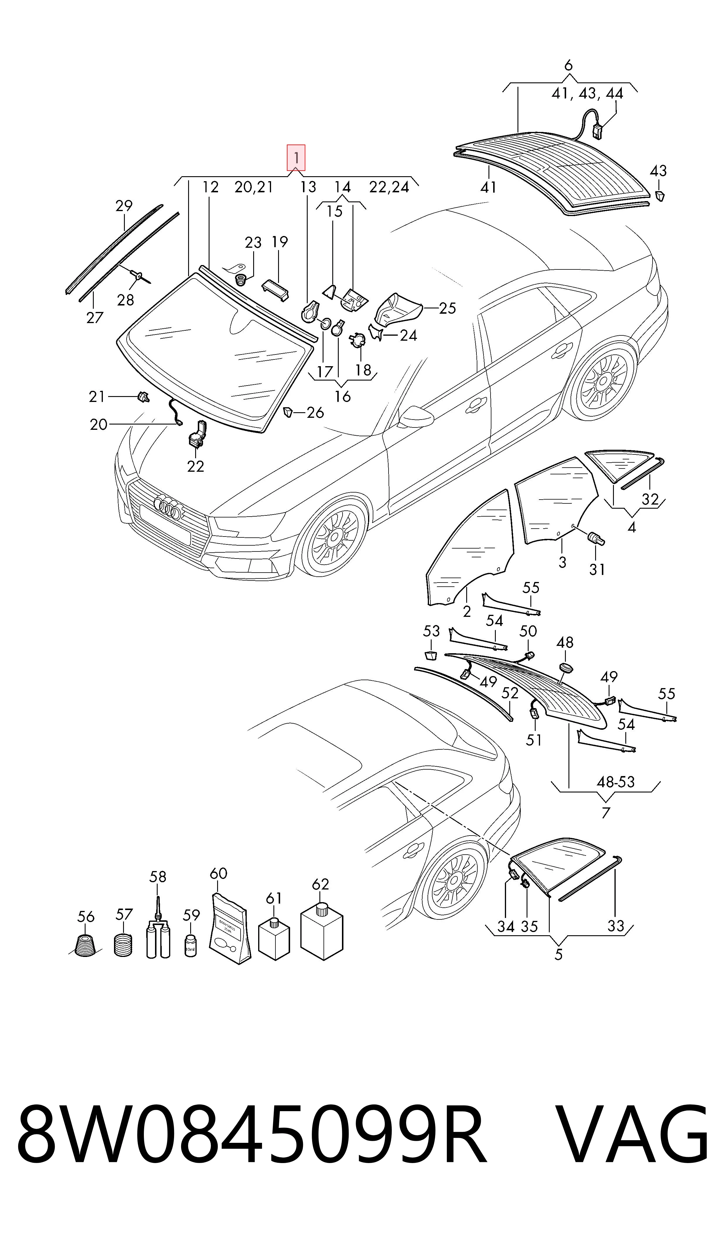 Автоскло XYG AB66609D ціна, від 144.13 USD