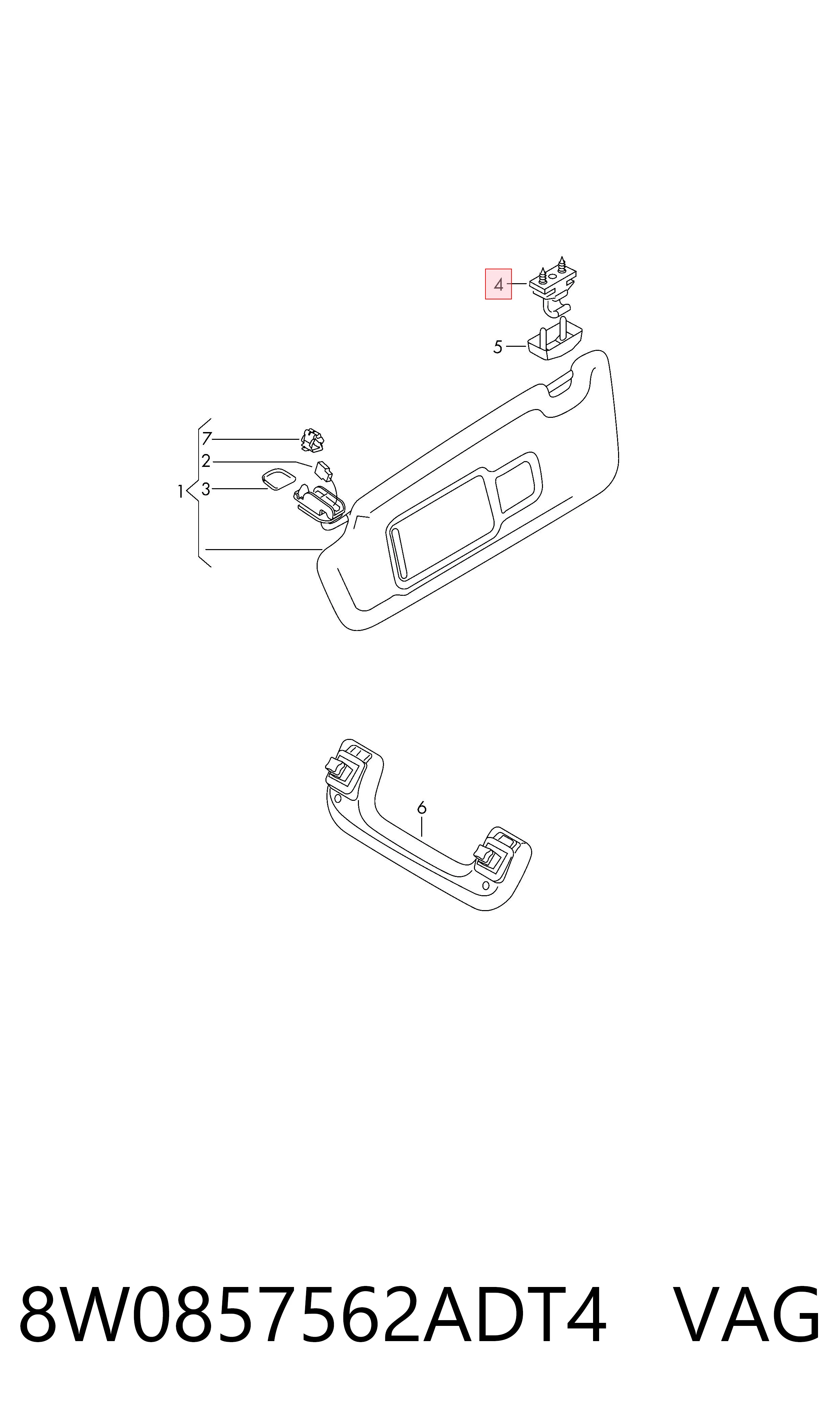  VAG 8W0857562ADT4 ціна, від 7.60 USD