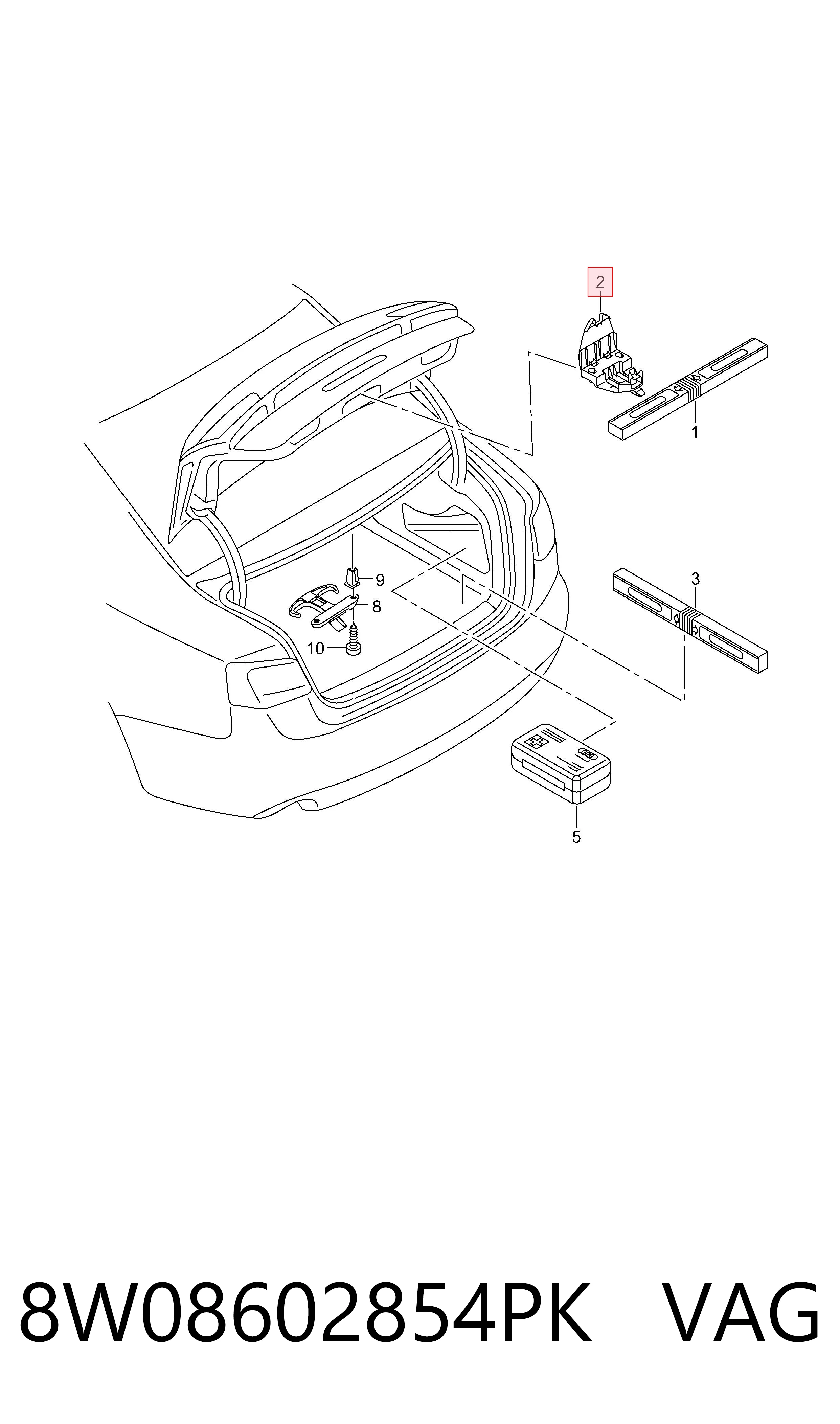 8W08602854PK VAG 