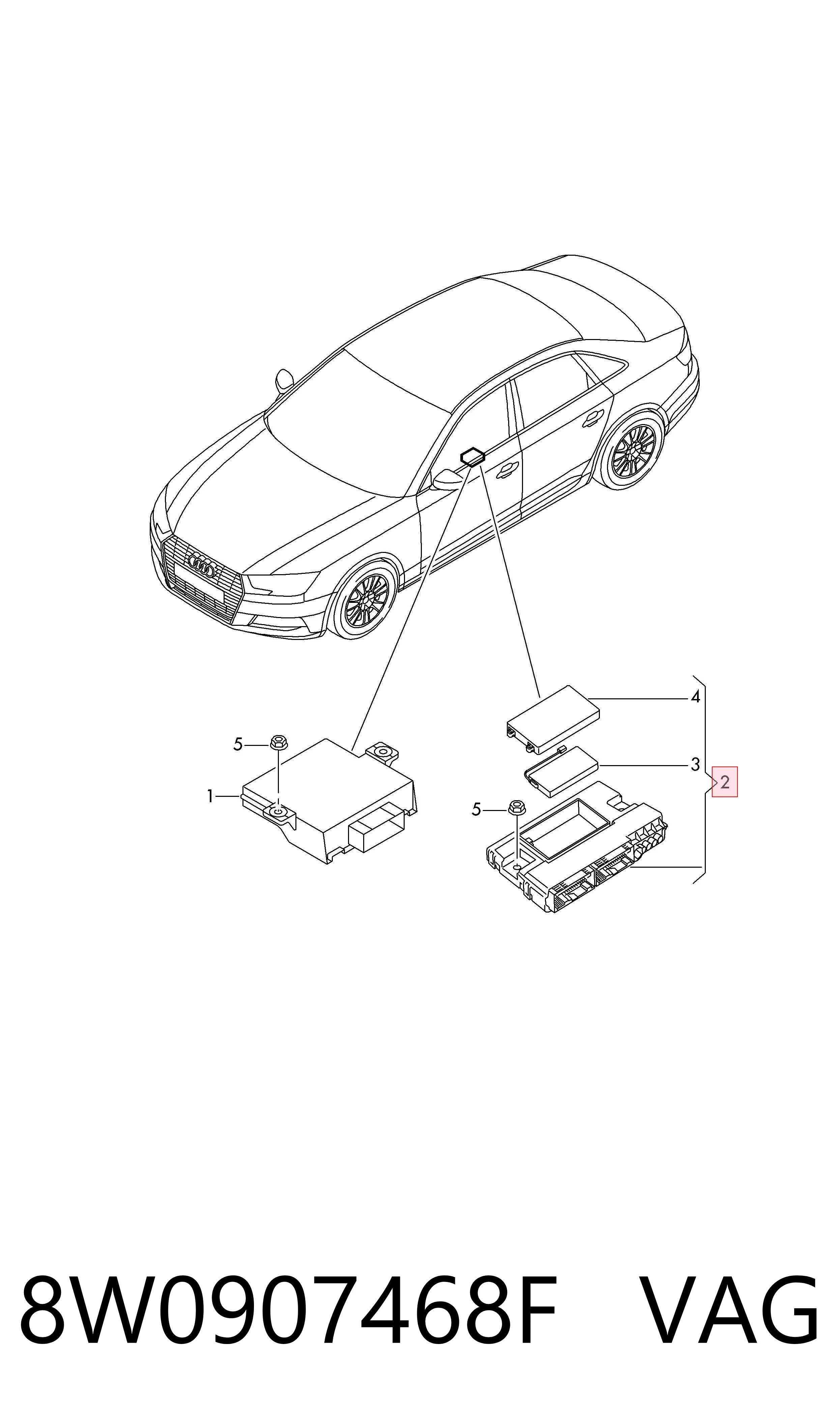 8W0907468F VAG Прилади й апаратура діагностики