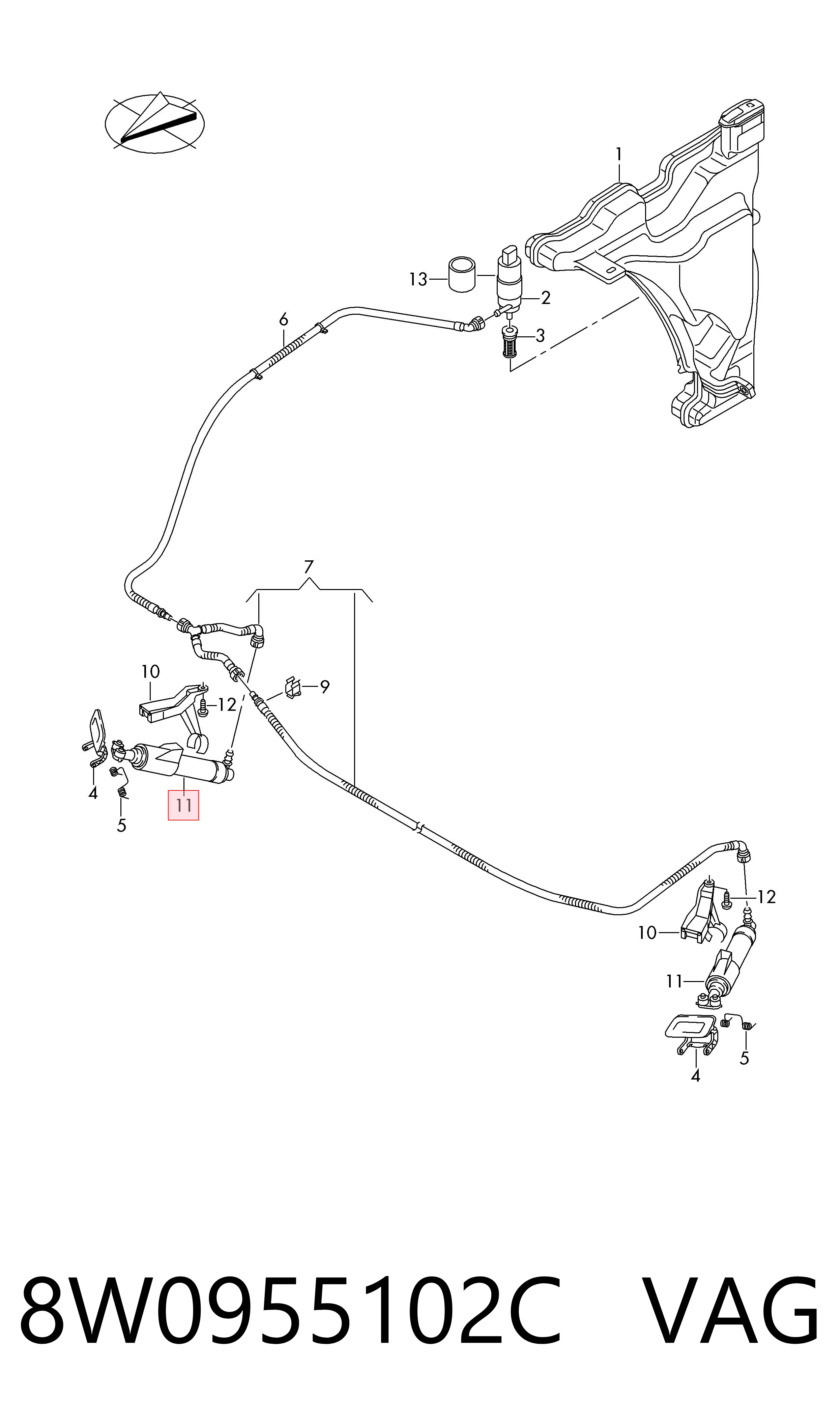 8W0955102C VAG 