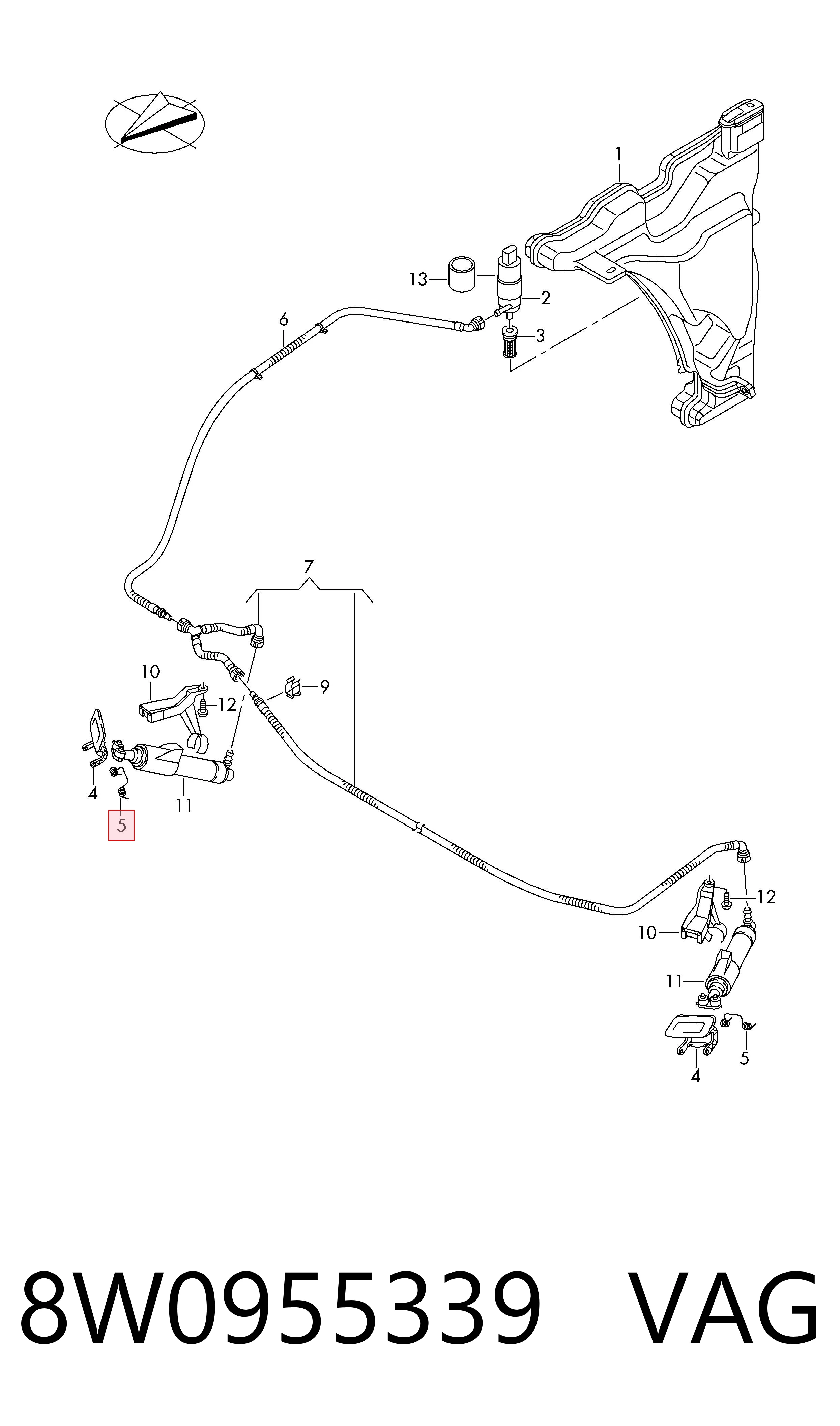 8W0955339 VAG 
