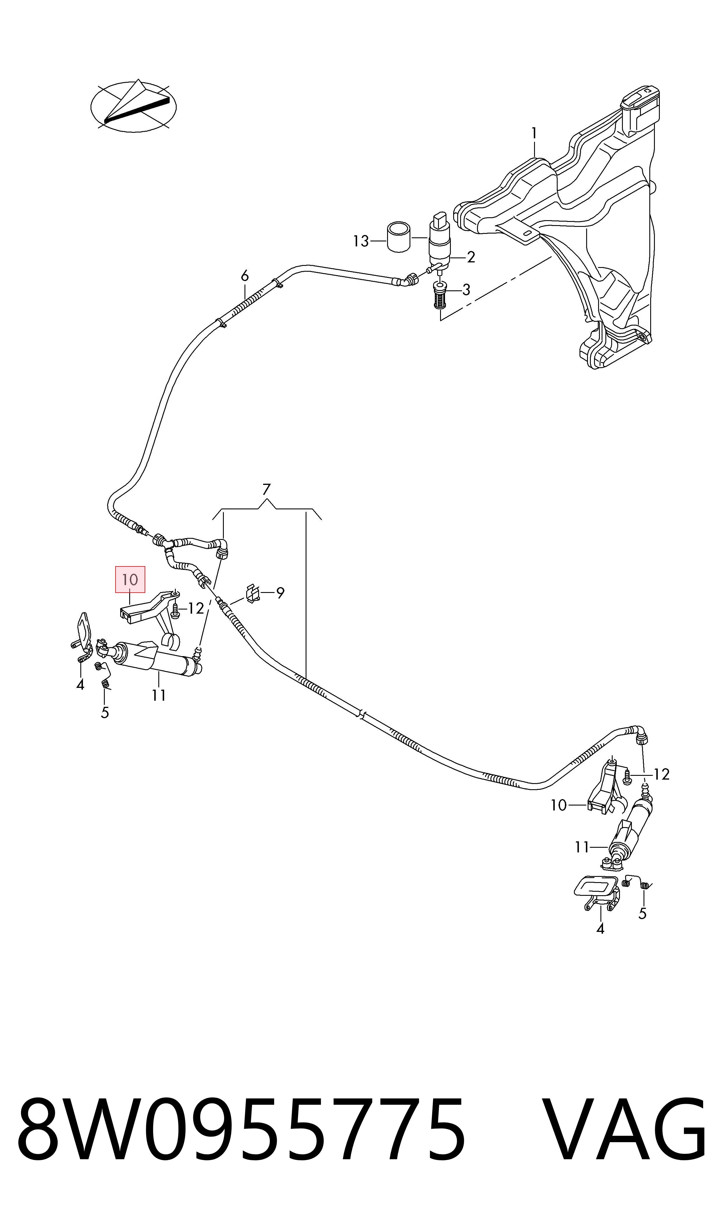 8W0955775 VAG 