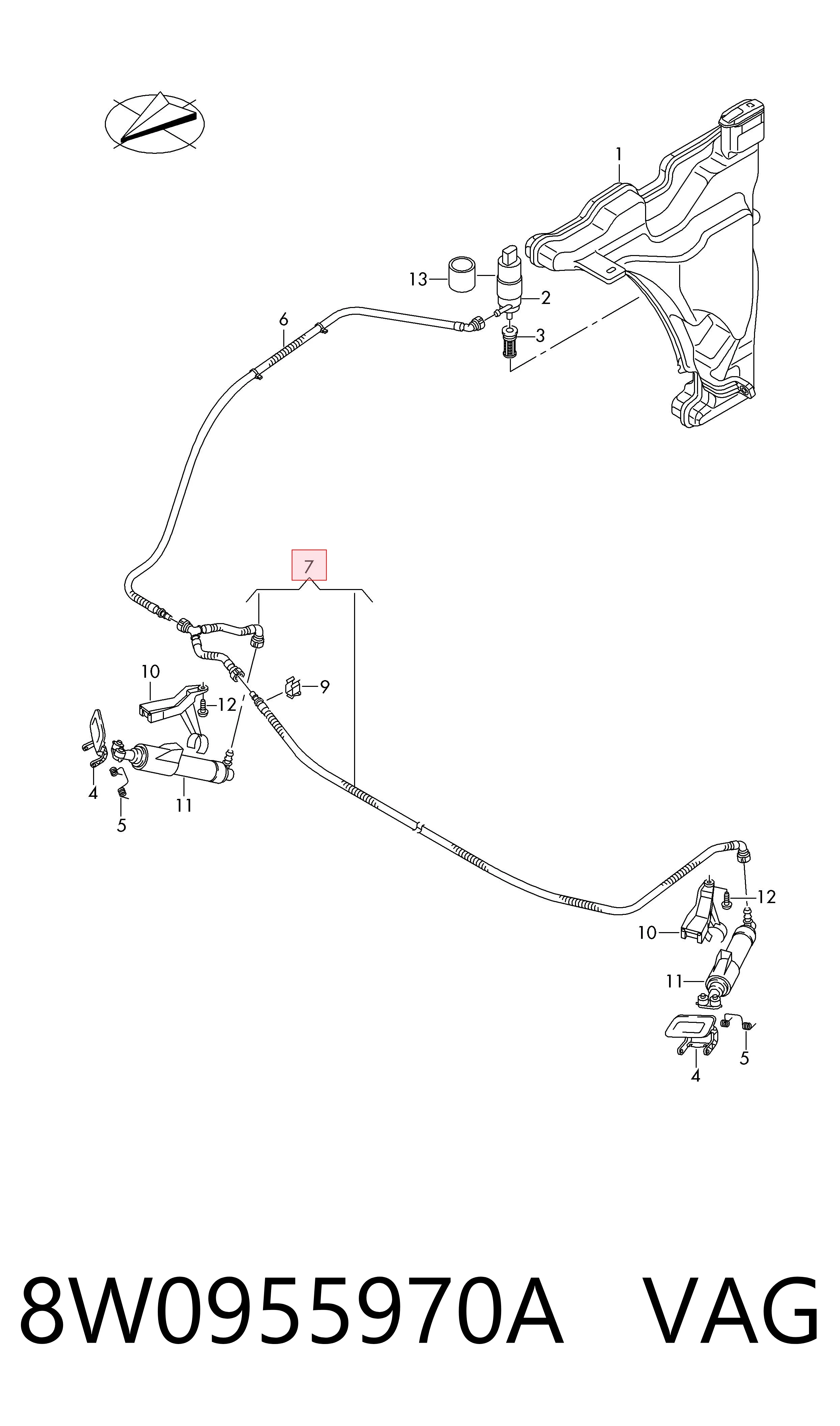 8W0955970A VAG 