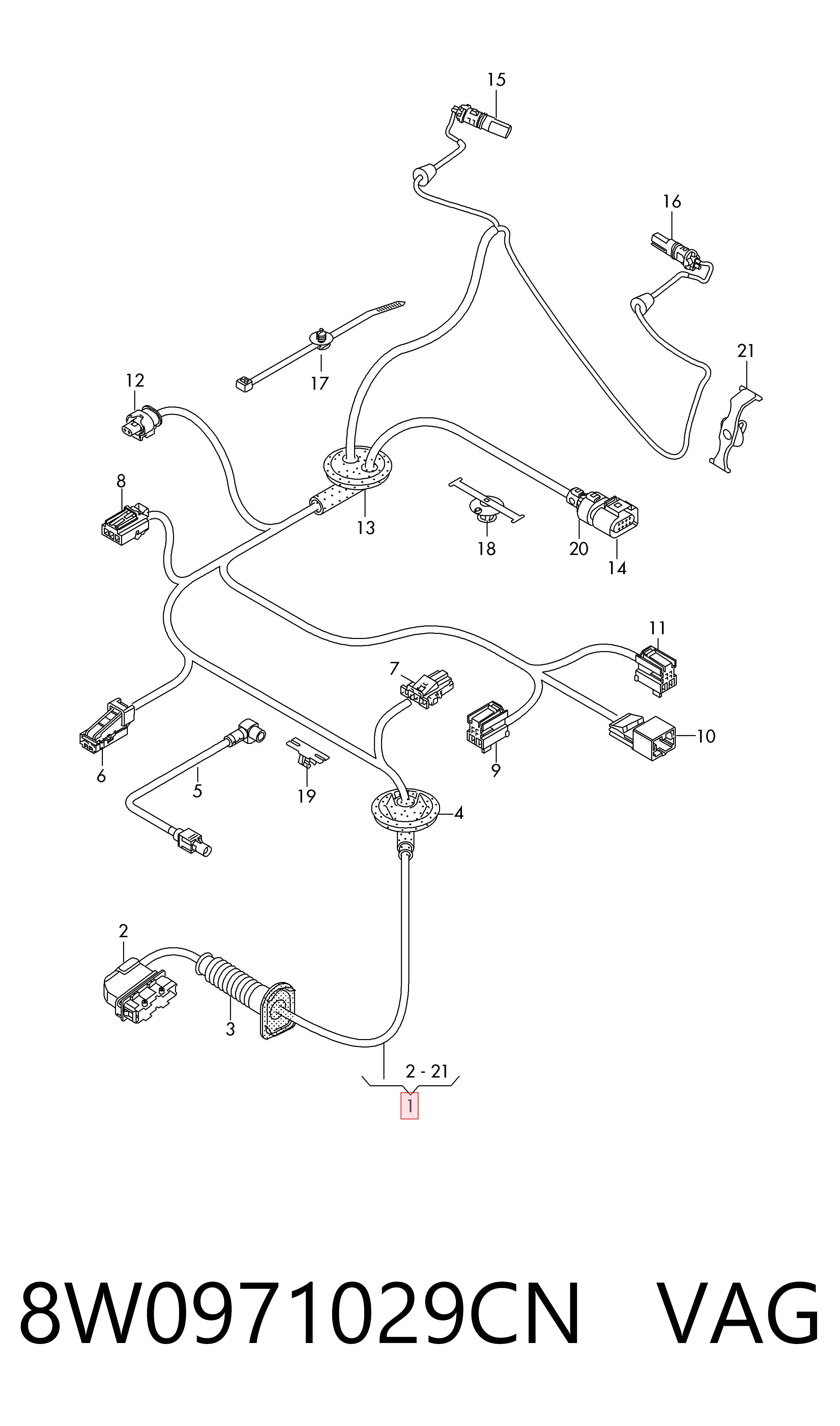 8W0971029CN VAG 
