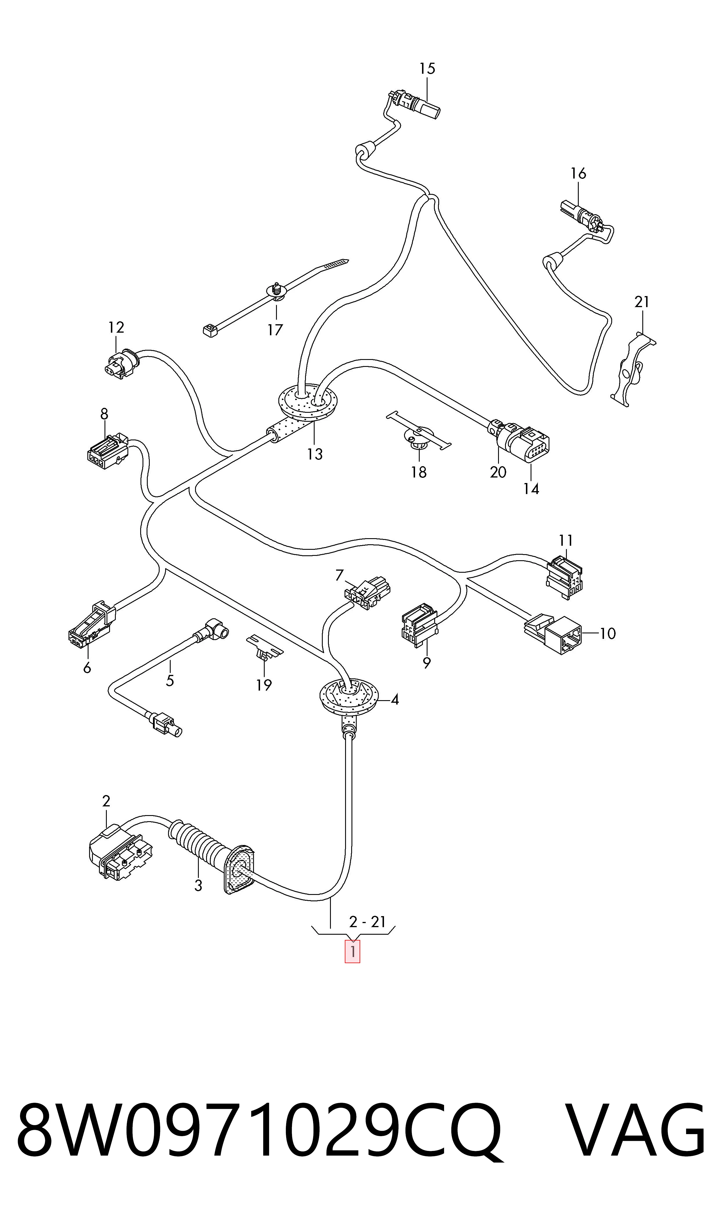 8W0971029CQ VAG 