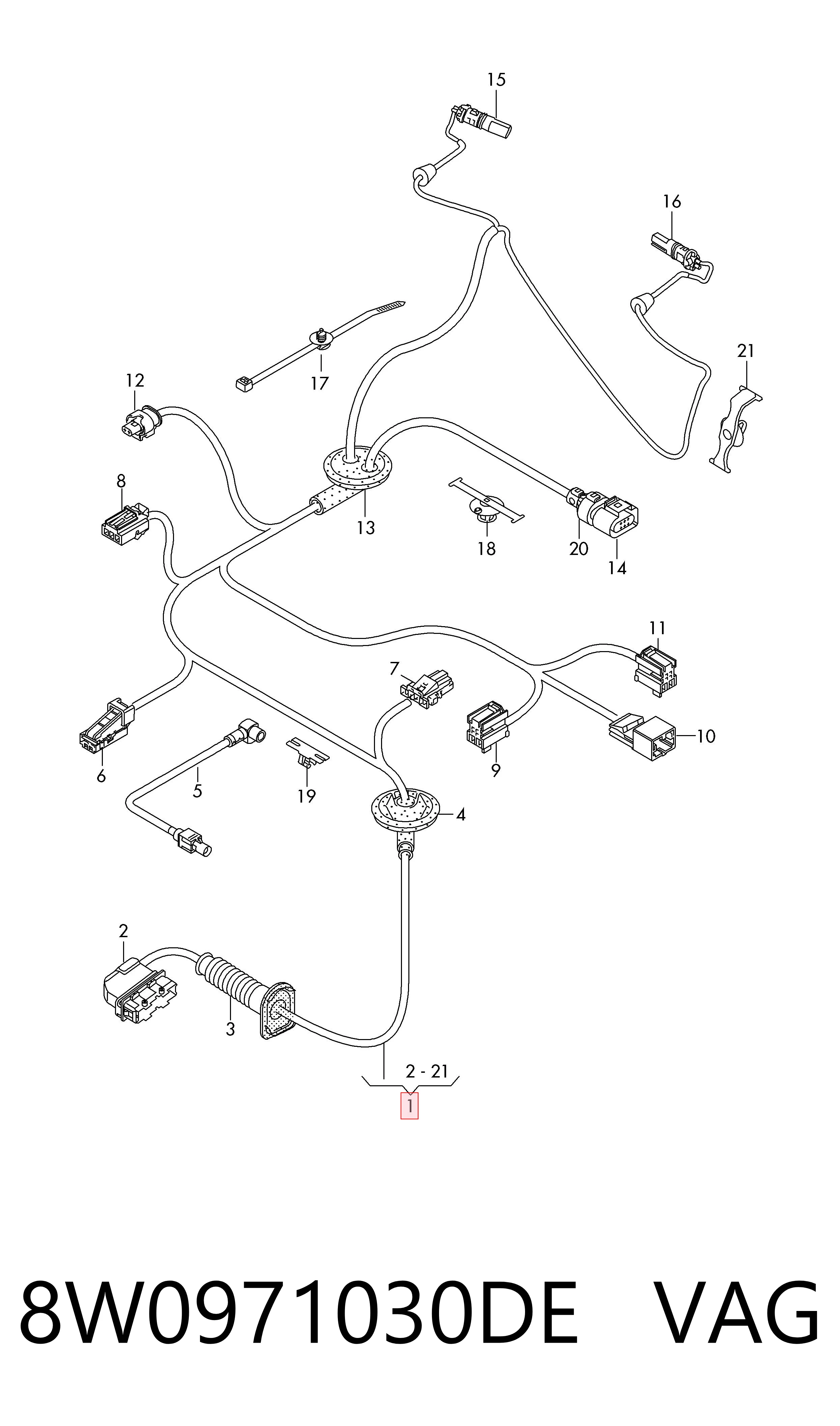  VAG 8W0971030DE ціна, від 177.33 USD