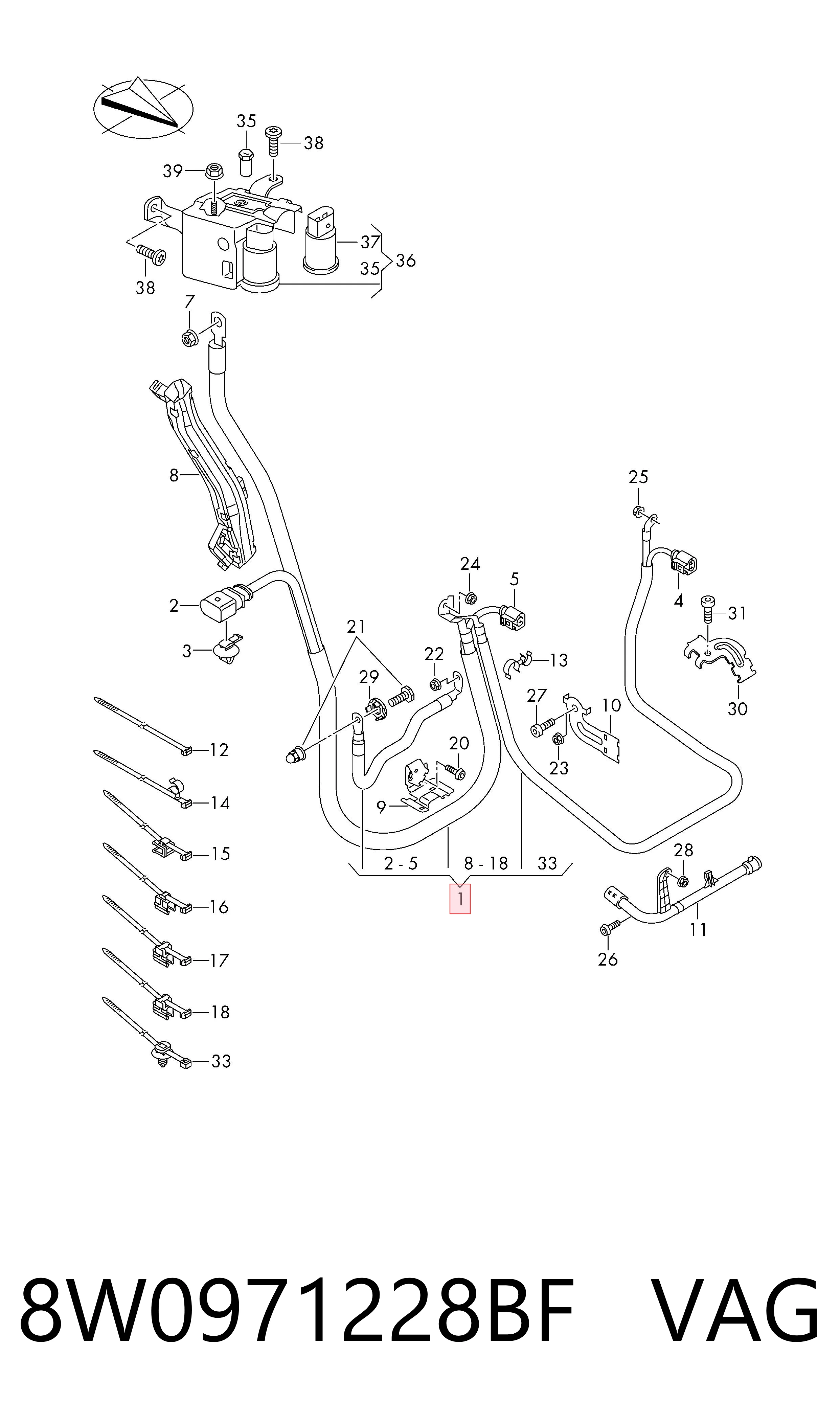 8W0971228BF VAG 