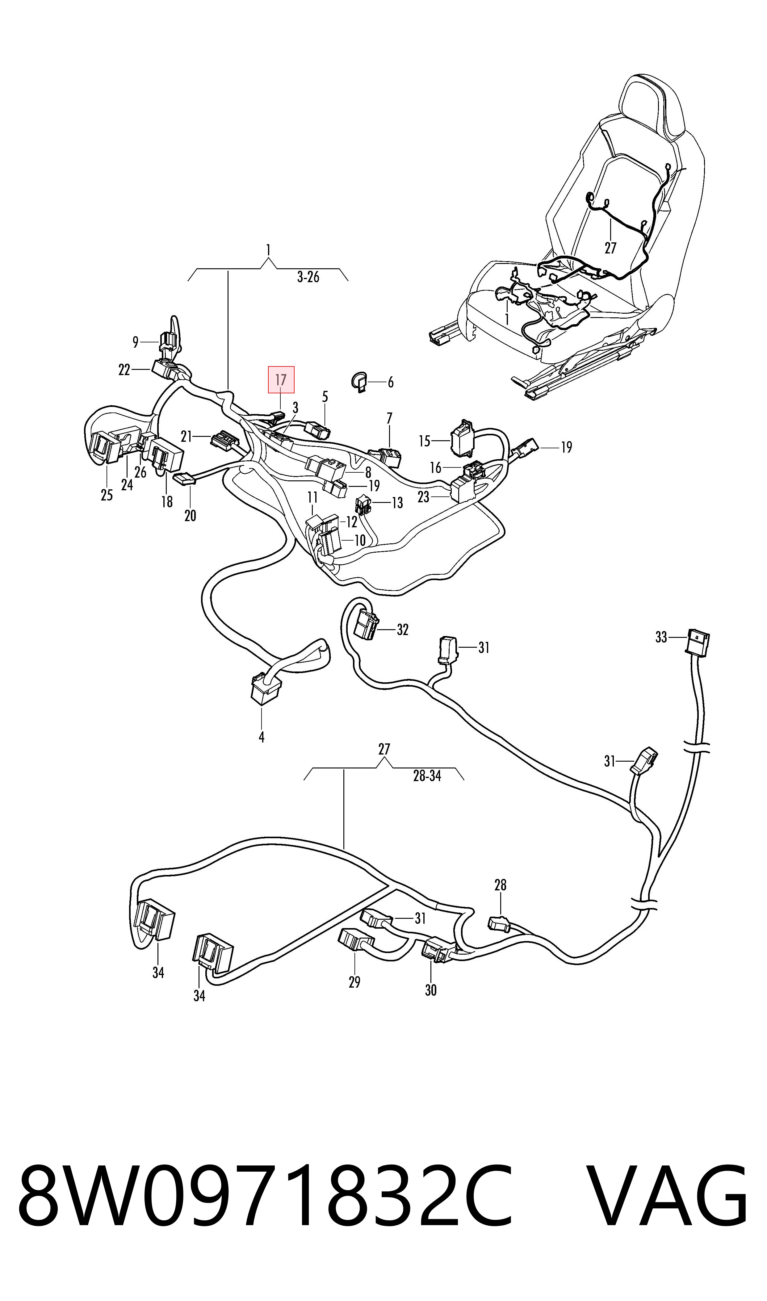 8W0971832C VAG 