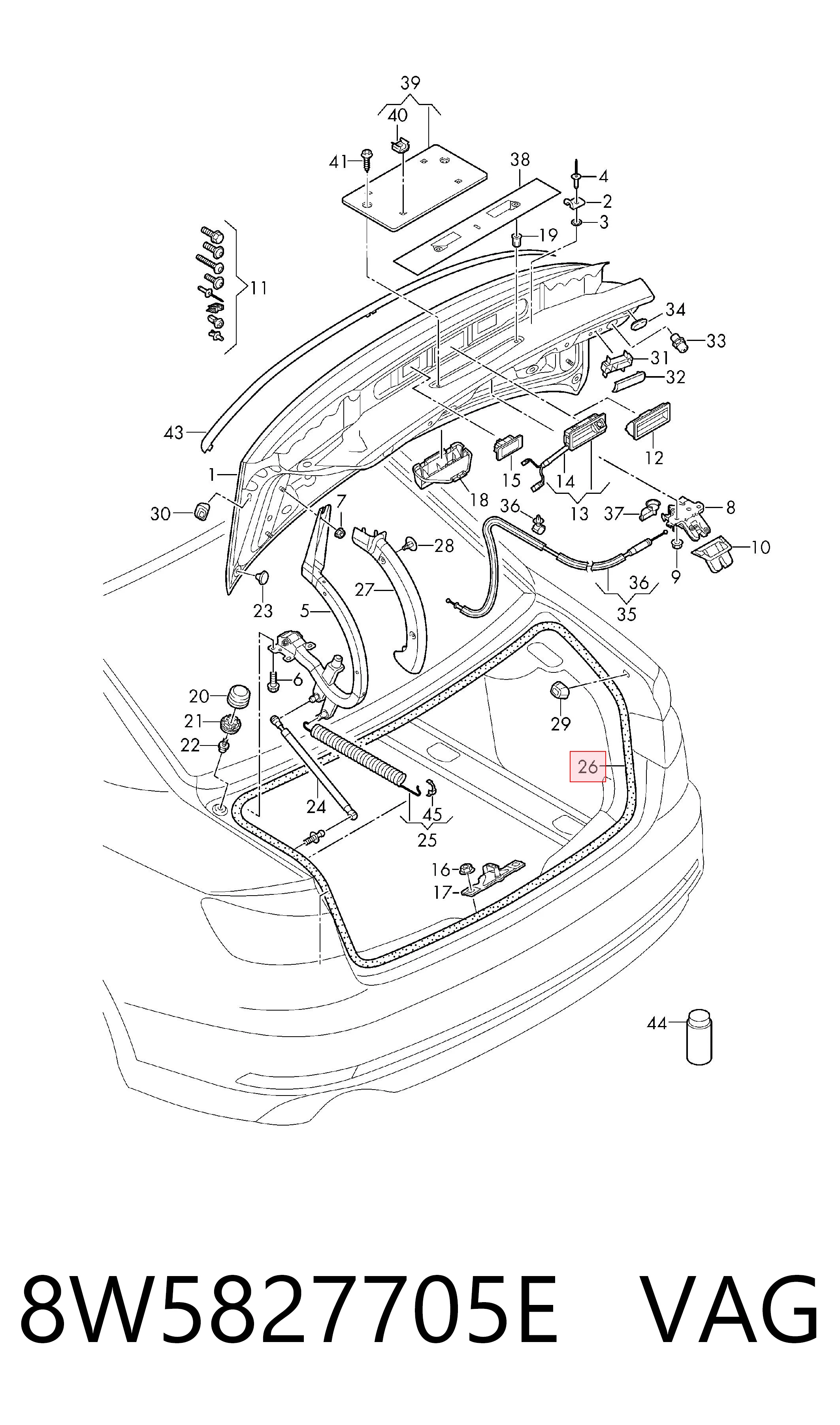 8W5827705E VAG 
