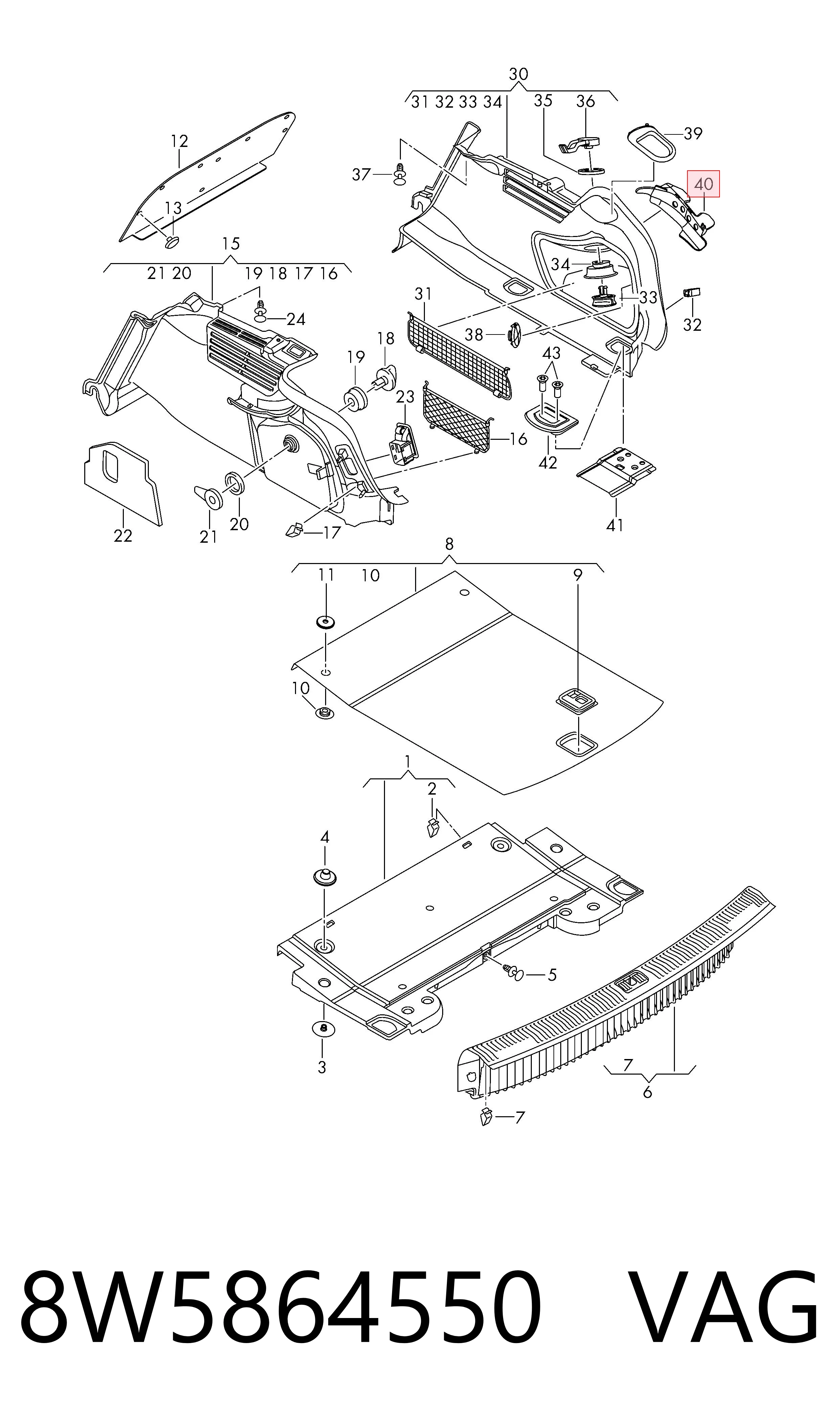 8W5864550 VAG 