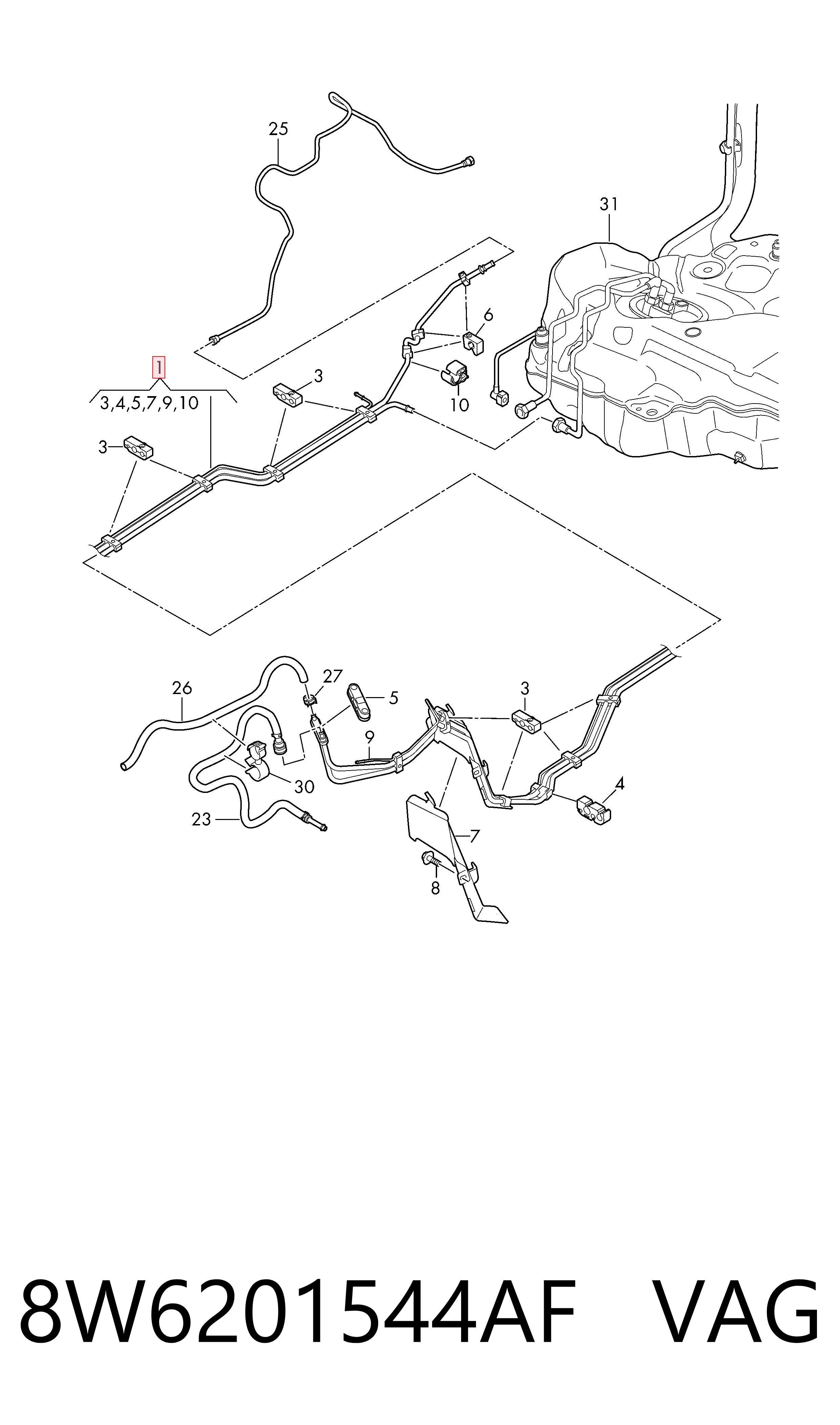 8W6201544AF VAG