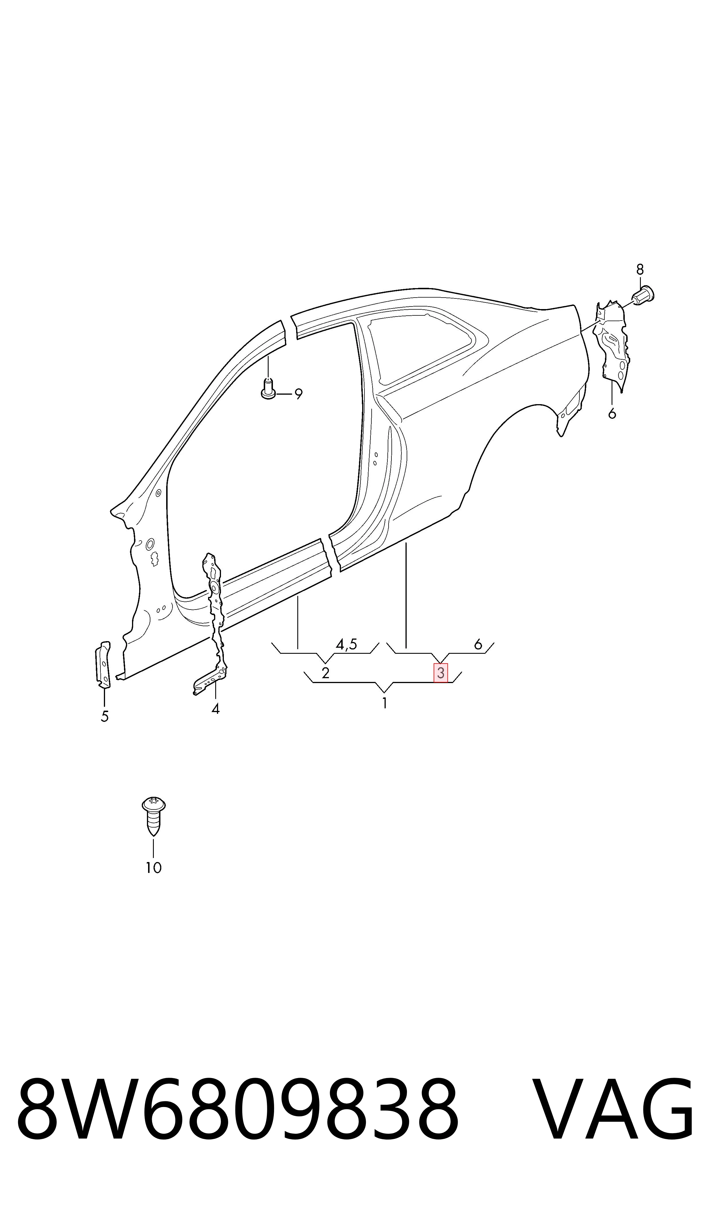 8W6809838 VAG