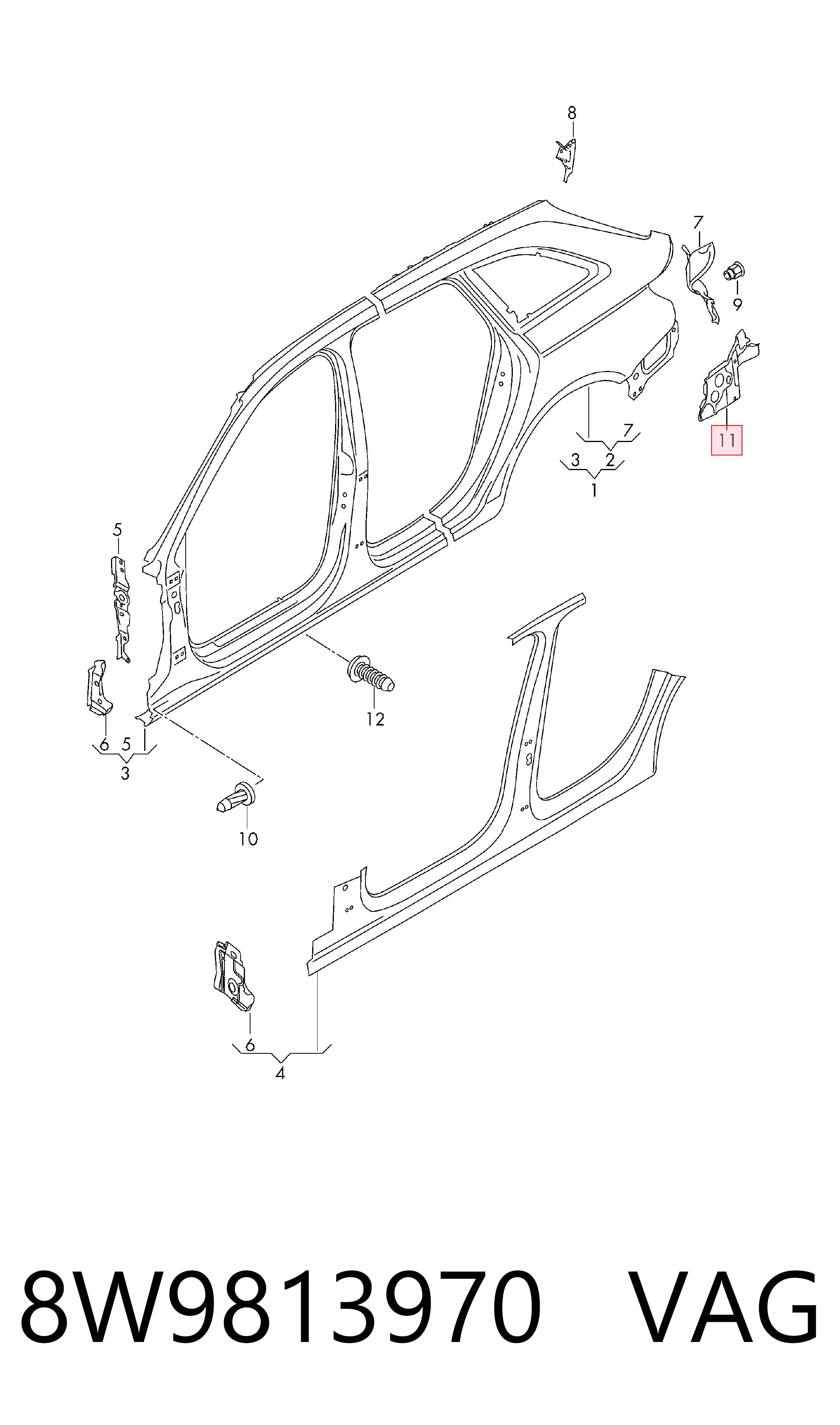 8W9813970 VAG