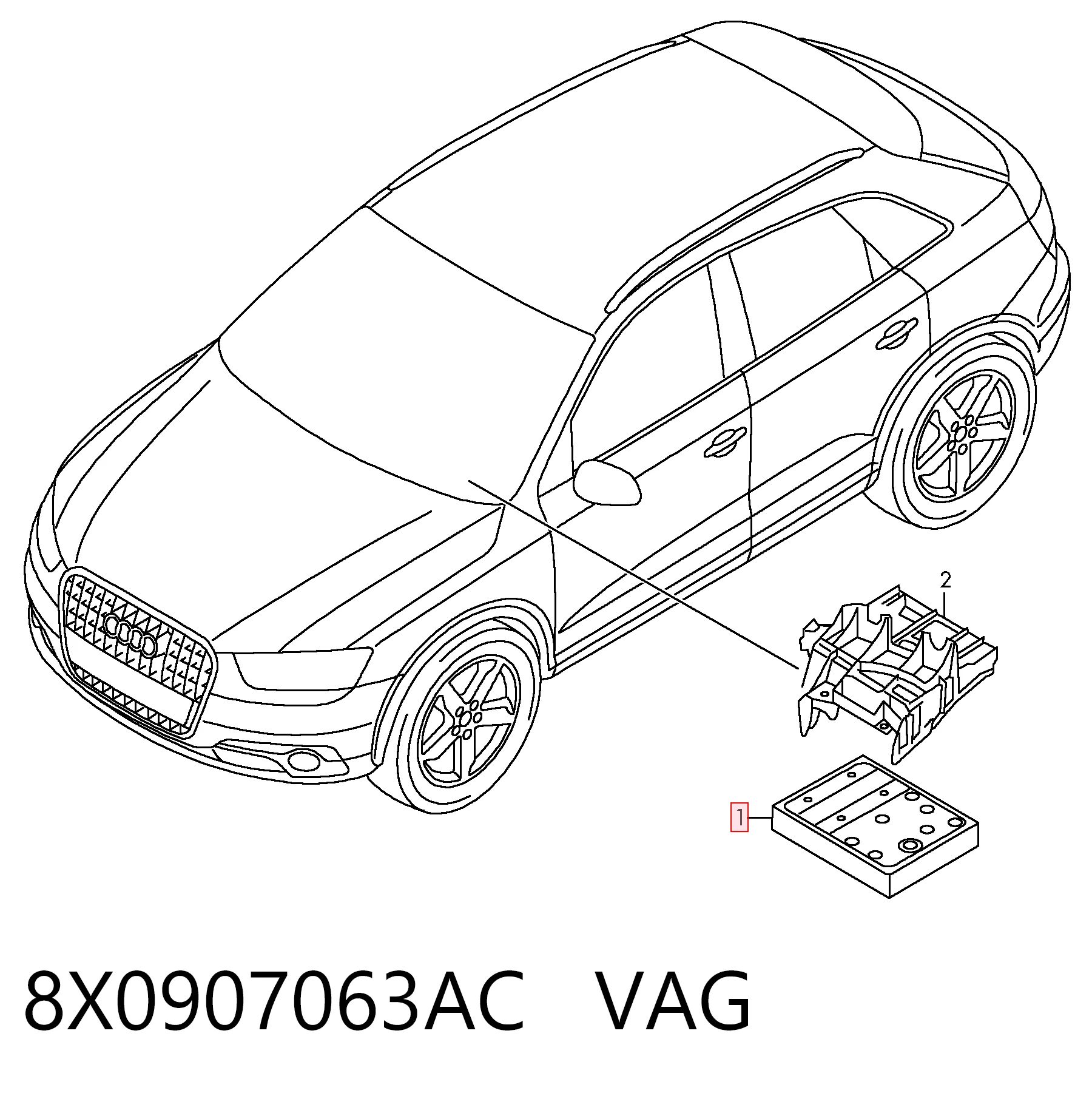 8X0907063AC VAG 