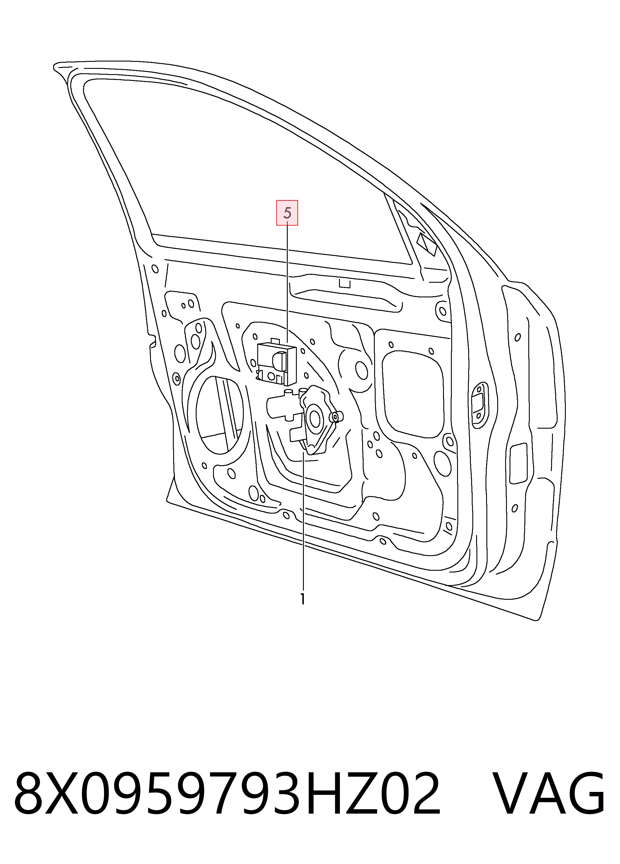 8X0959793HZ02 VAG 