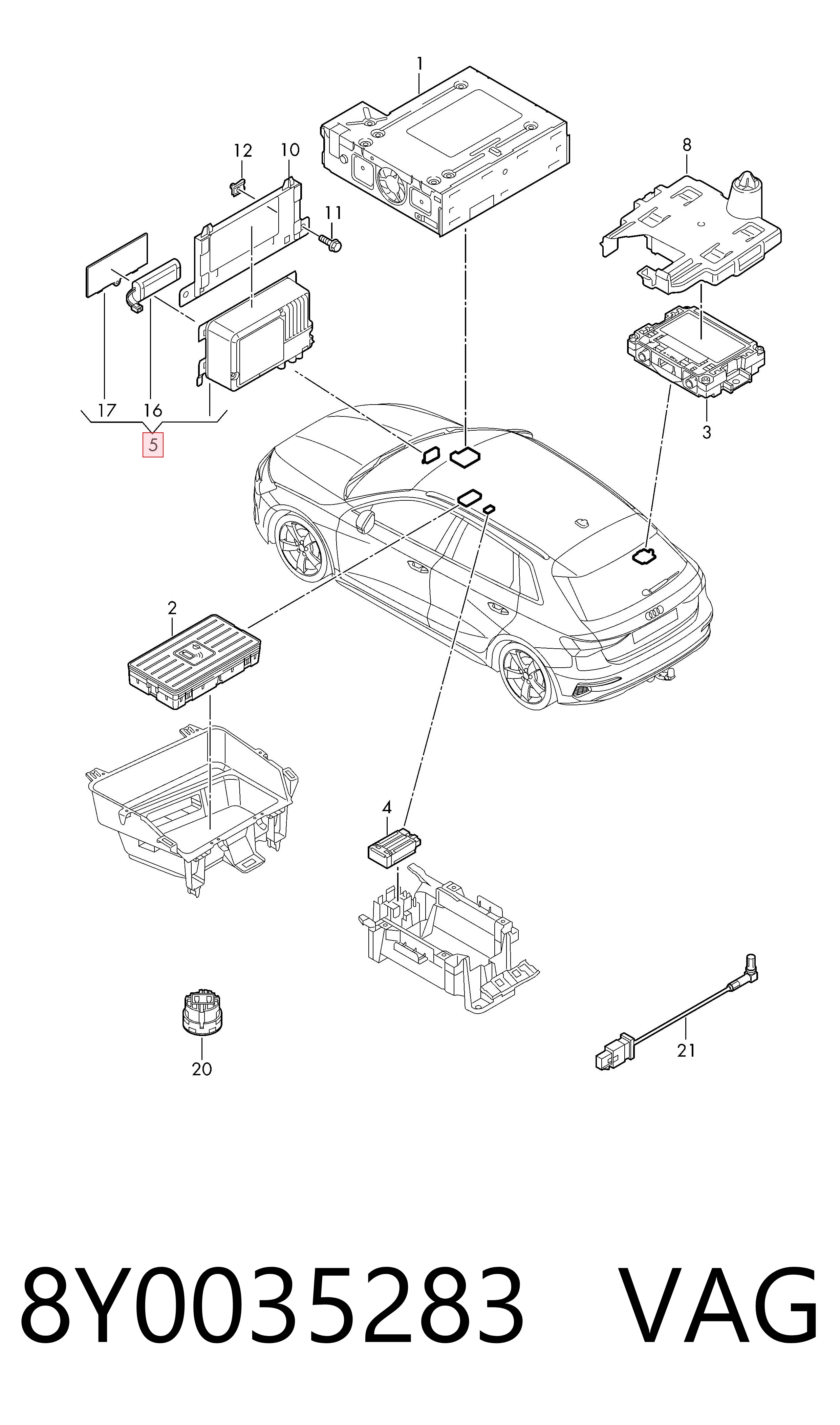  VAG 8Y0035283 ціна, від 481.43 USD