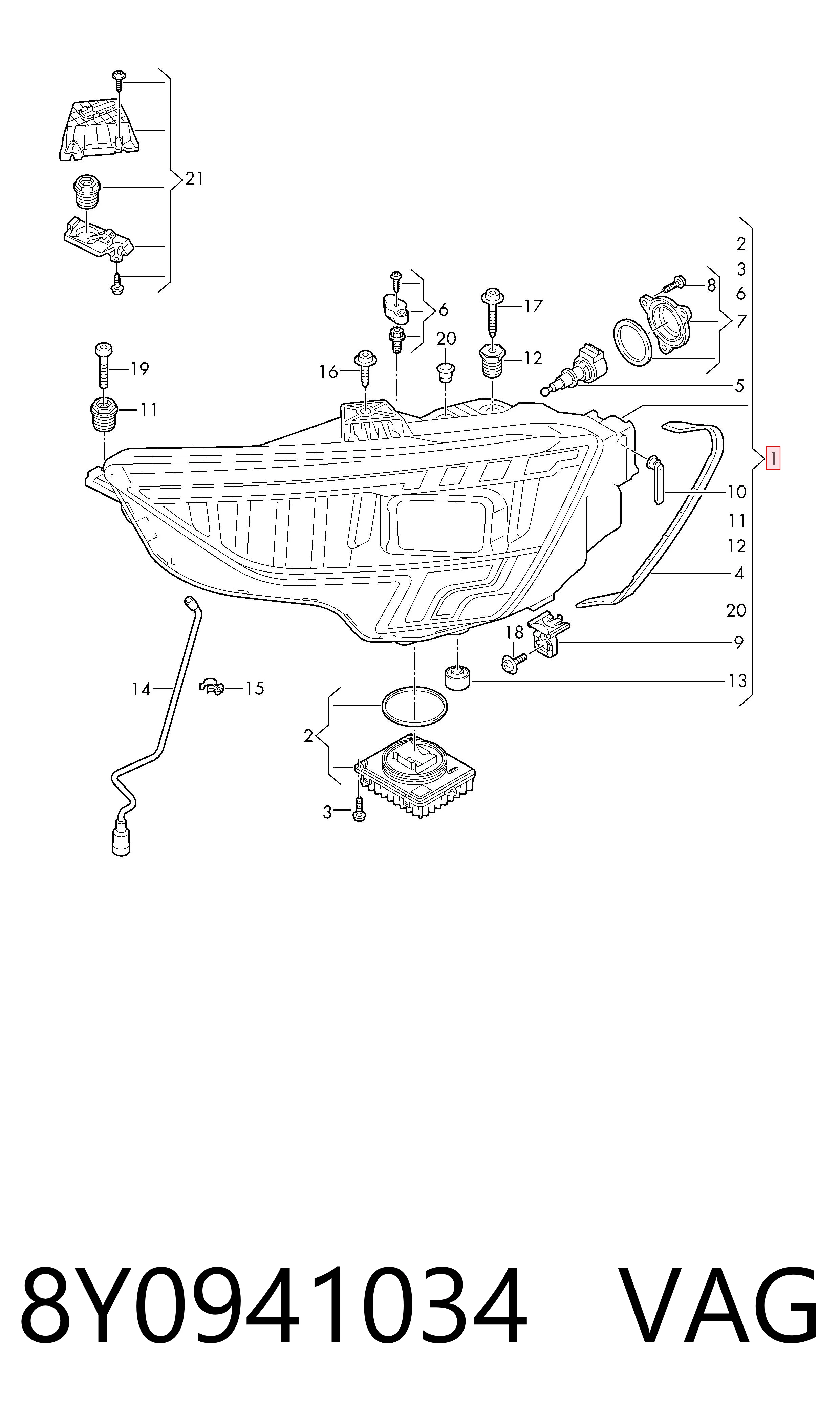 Фара правая VALEO 450895 ціна, від 764.37 USD