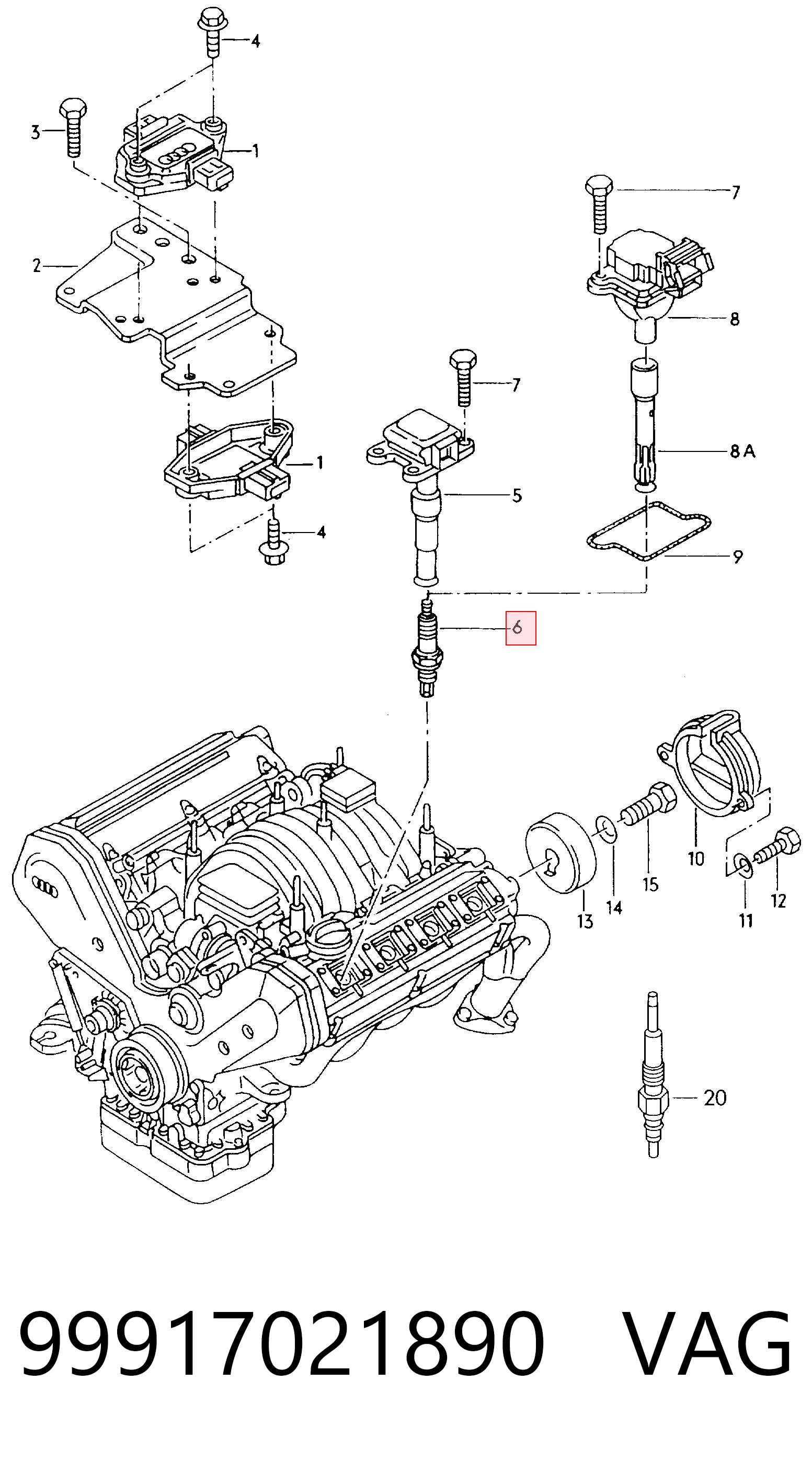 Свічки Audi A6 C5