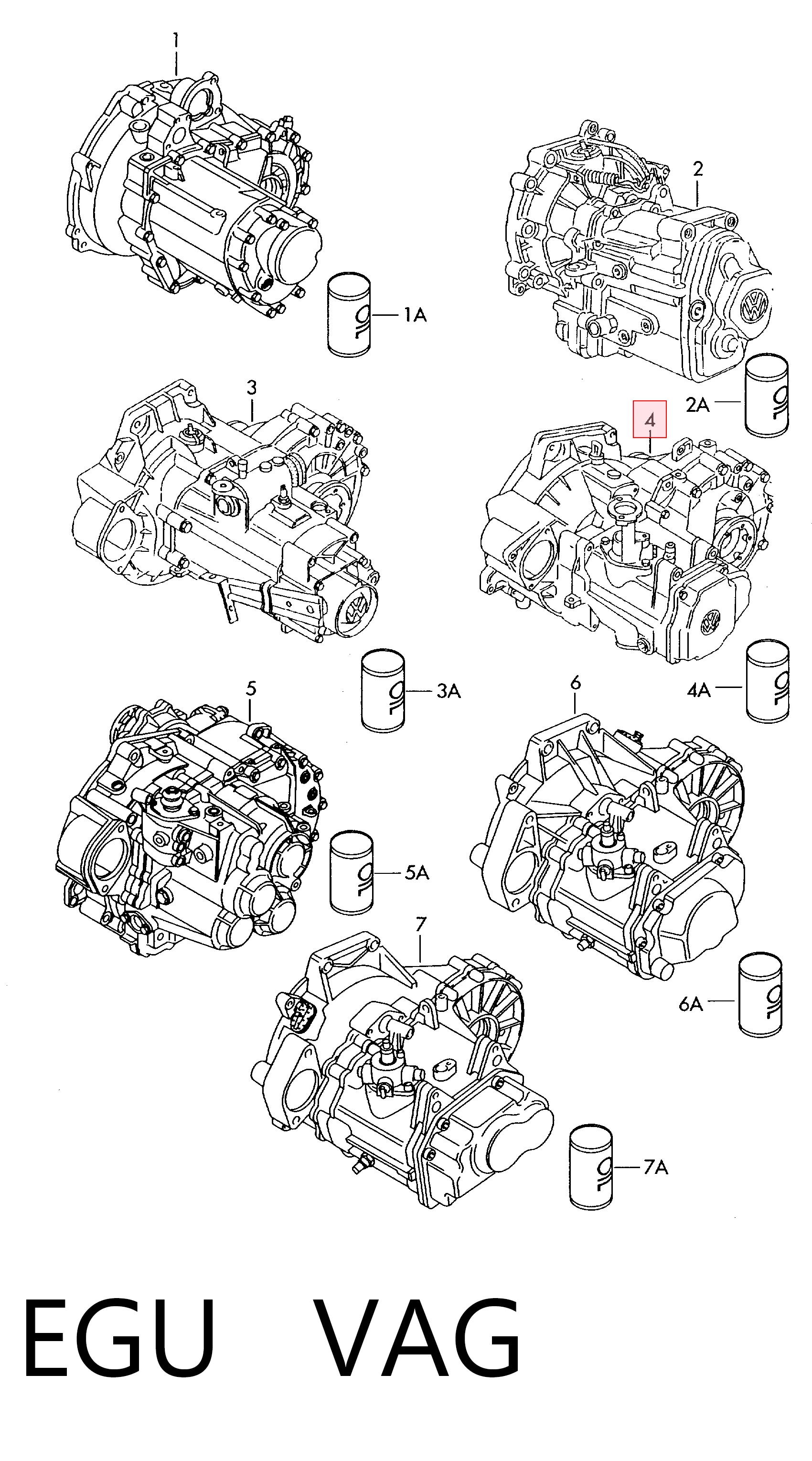 EGU VAG МКПП