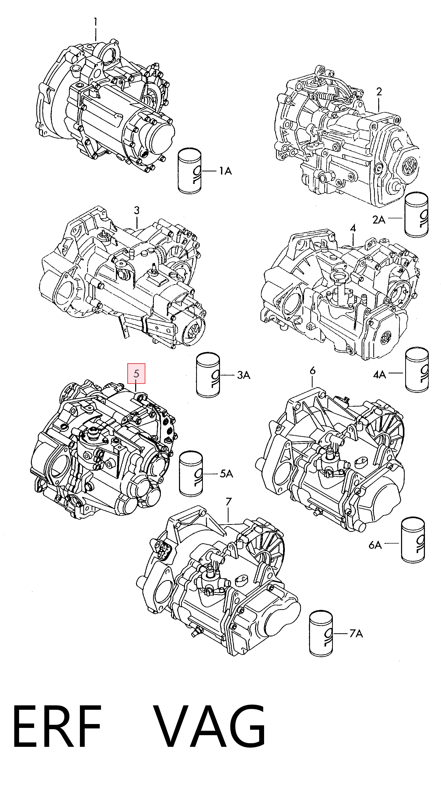 ERF VAG МКПП