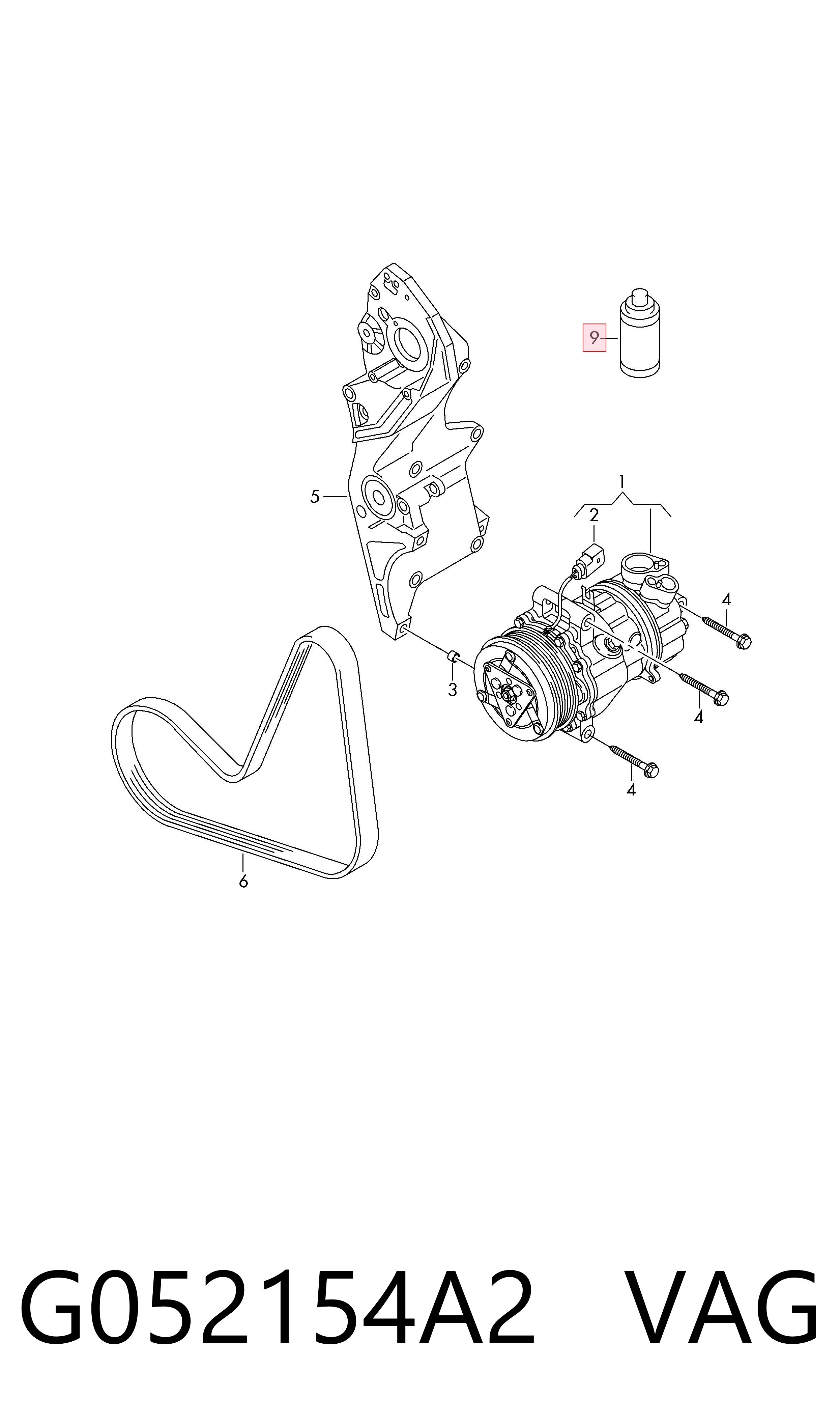 G052154A2 VAG Масло компресора кондиціонера