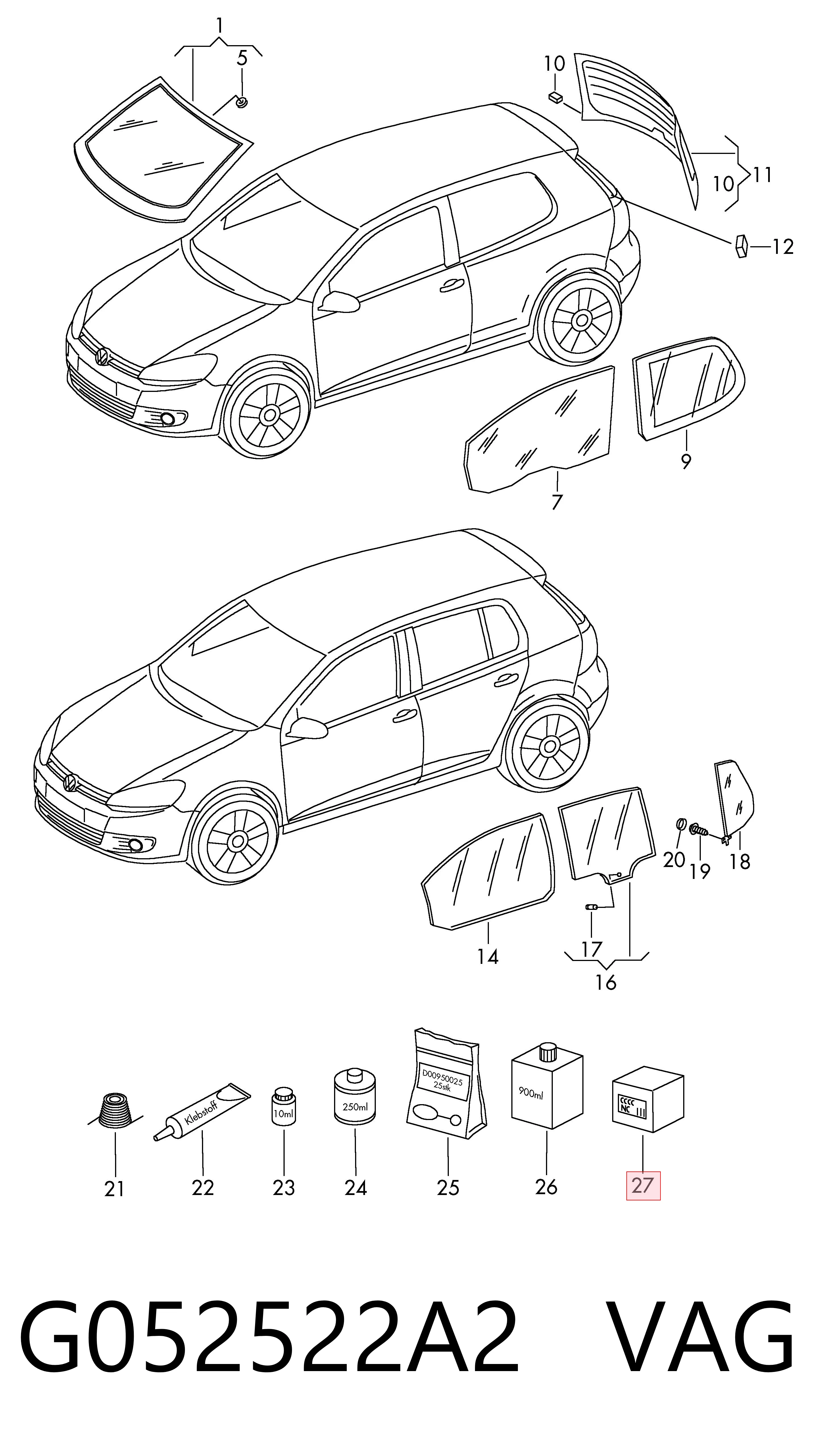 G052522A2 VAG Серветка