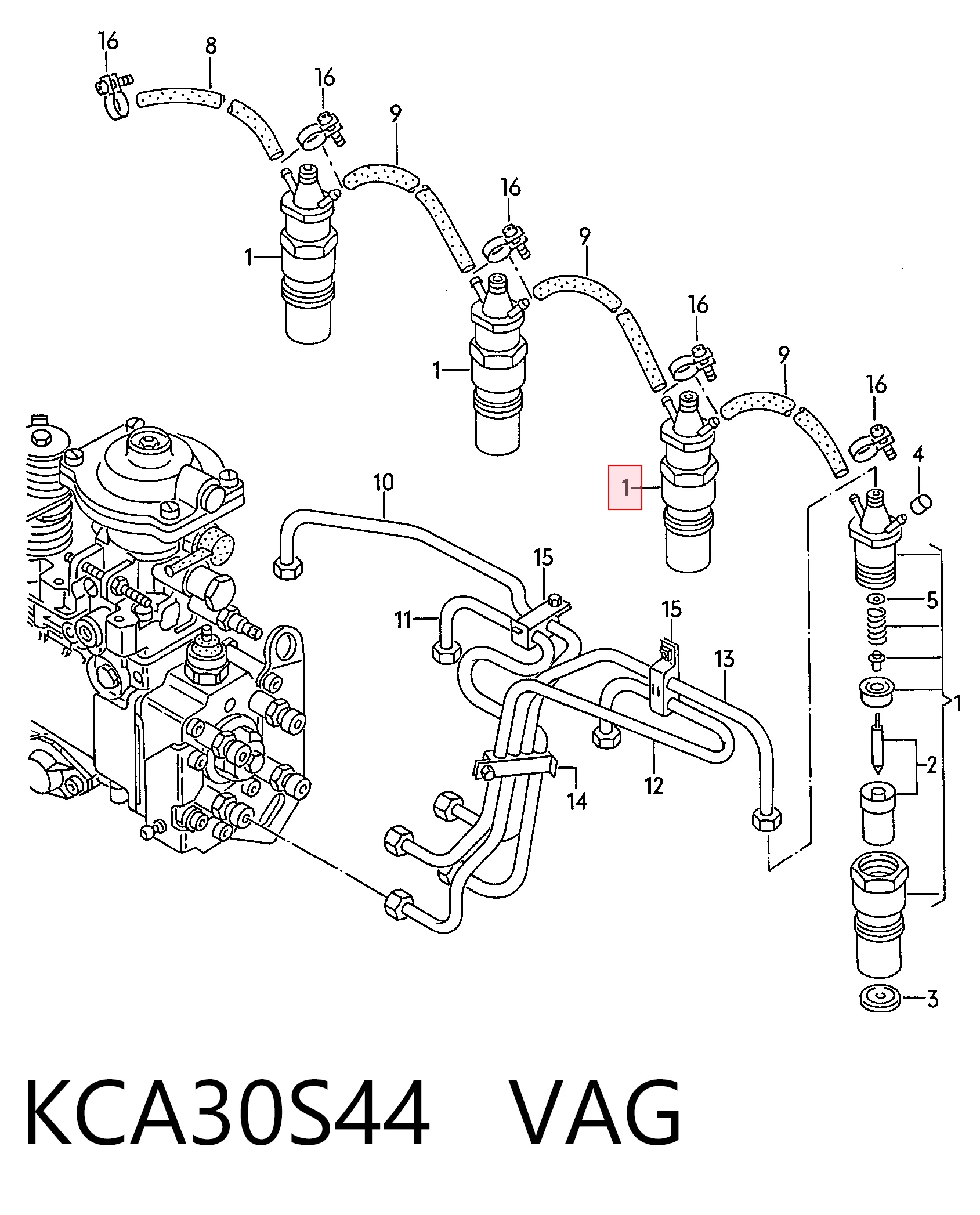 Форсунка інжектора Bosch 986430080