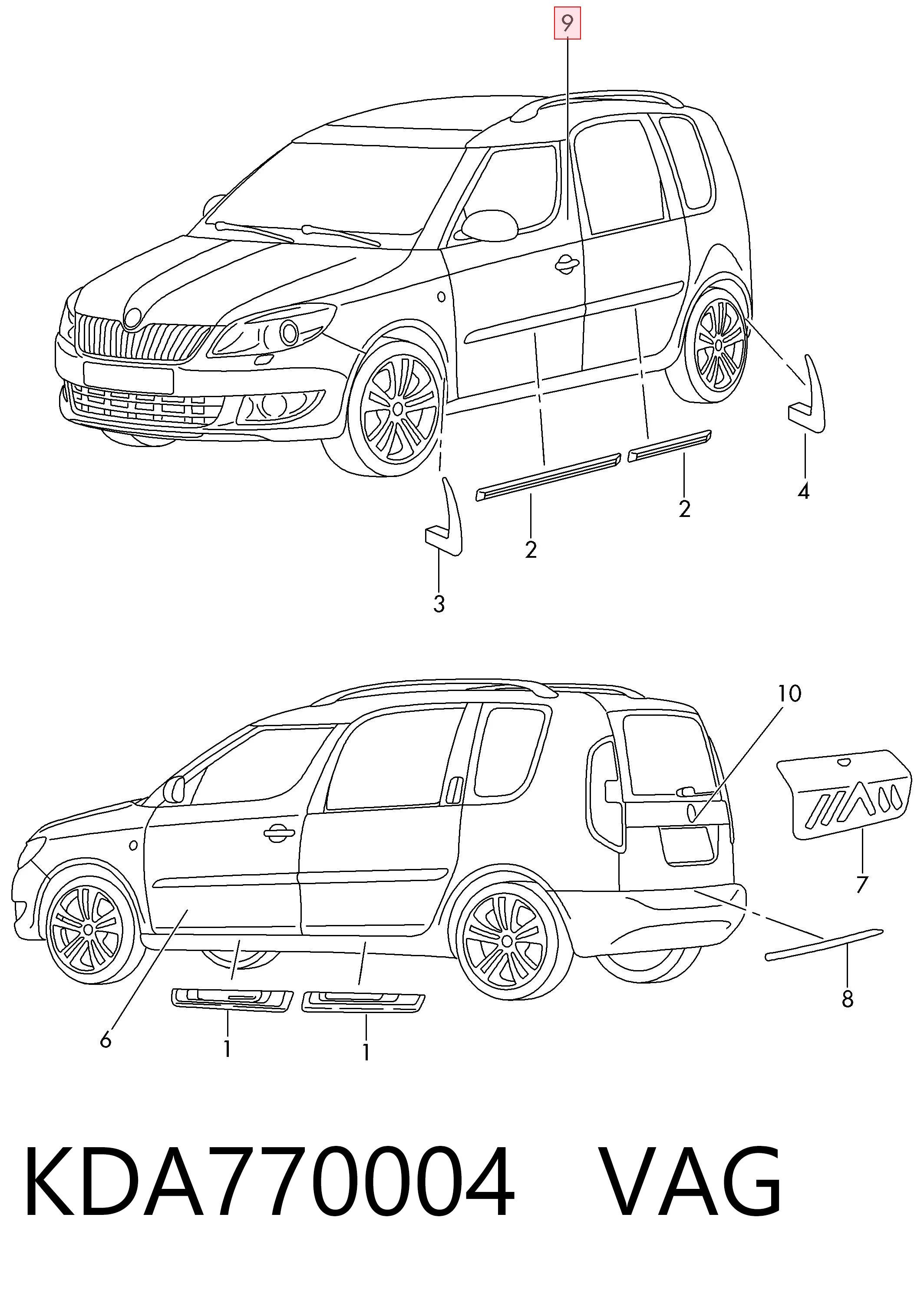 KDA770004 VAG 
