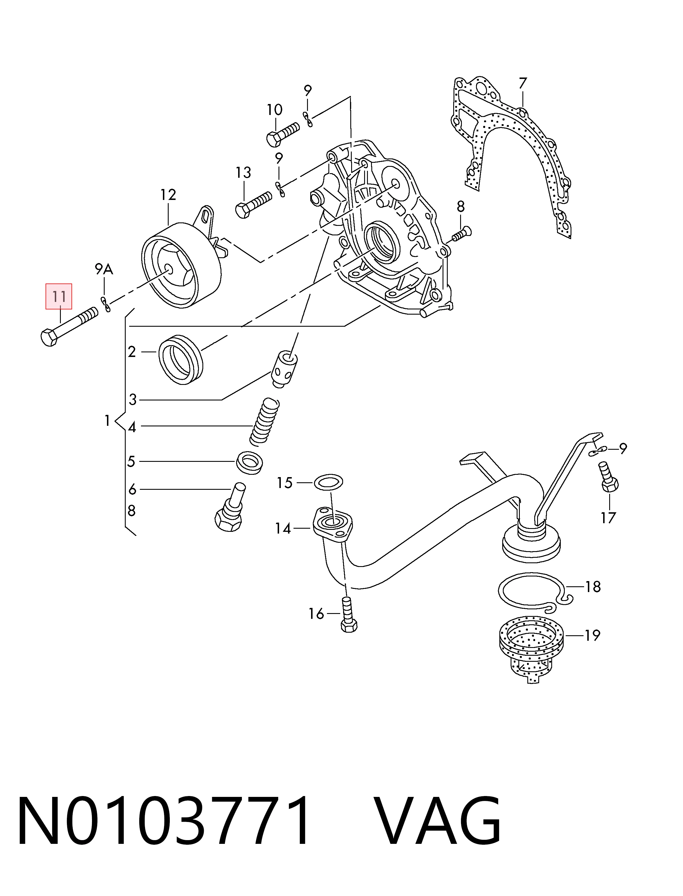  Porsche N0103771 ціна, від 3.68 USD