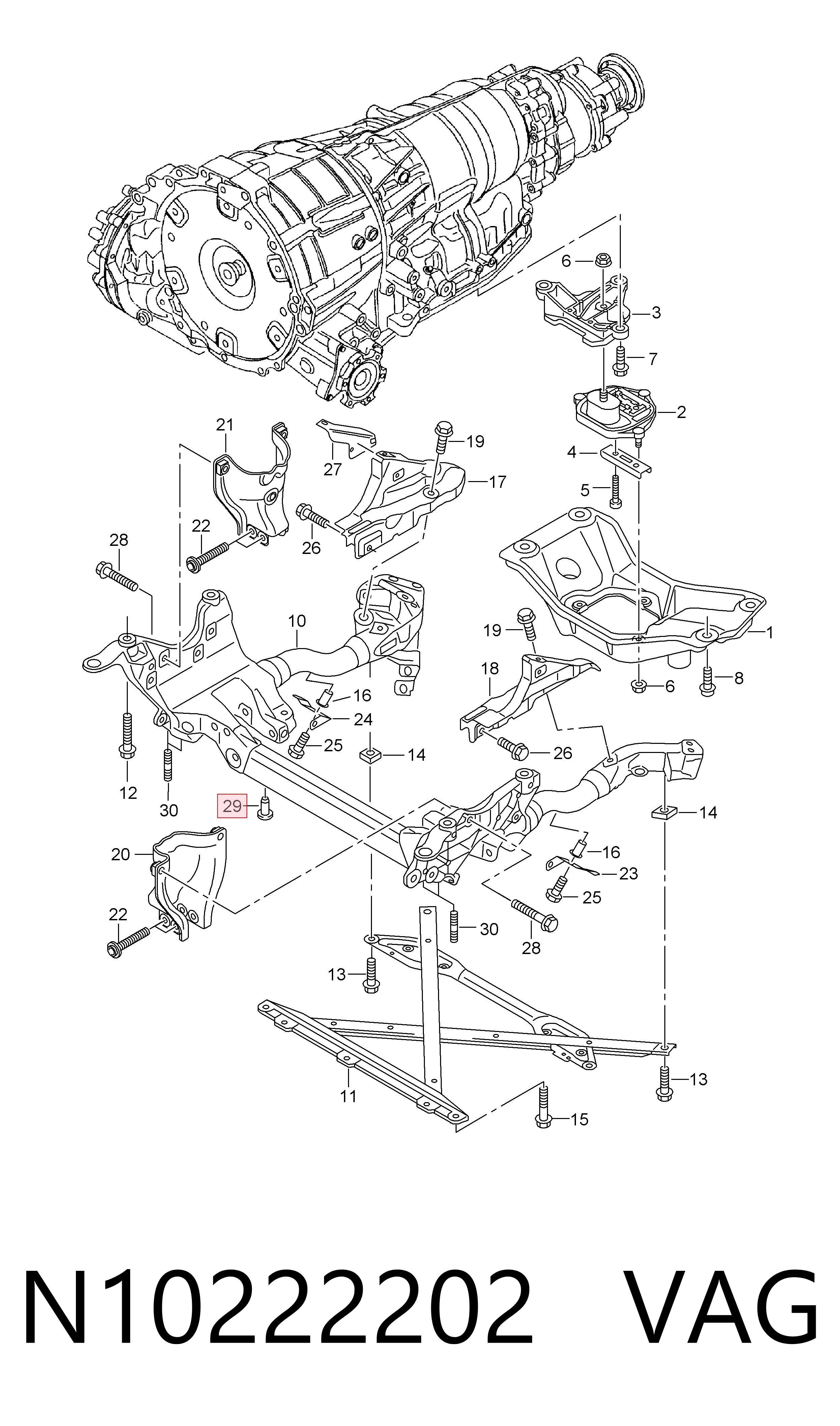  VAG N10222202 ціна, від 1.03 USD