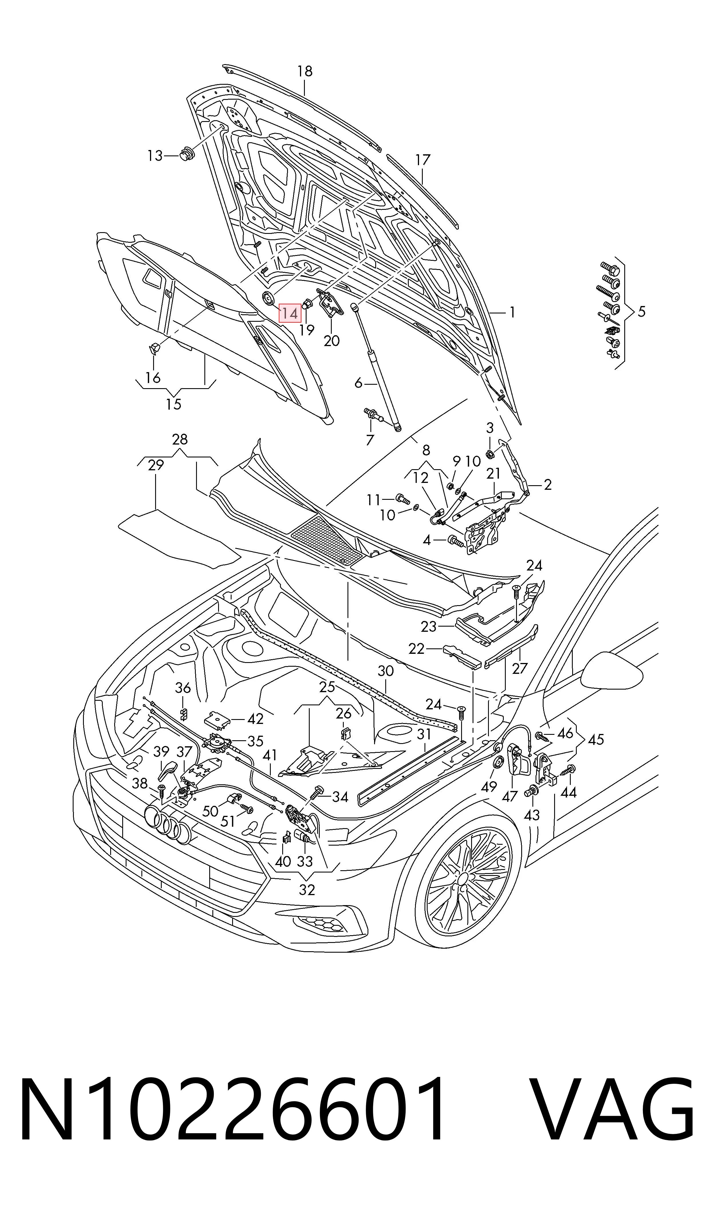 Заглушка кузова (підлоги) на Volkswagen Transporter T6 SGA, SGH, SHA, SHH