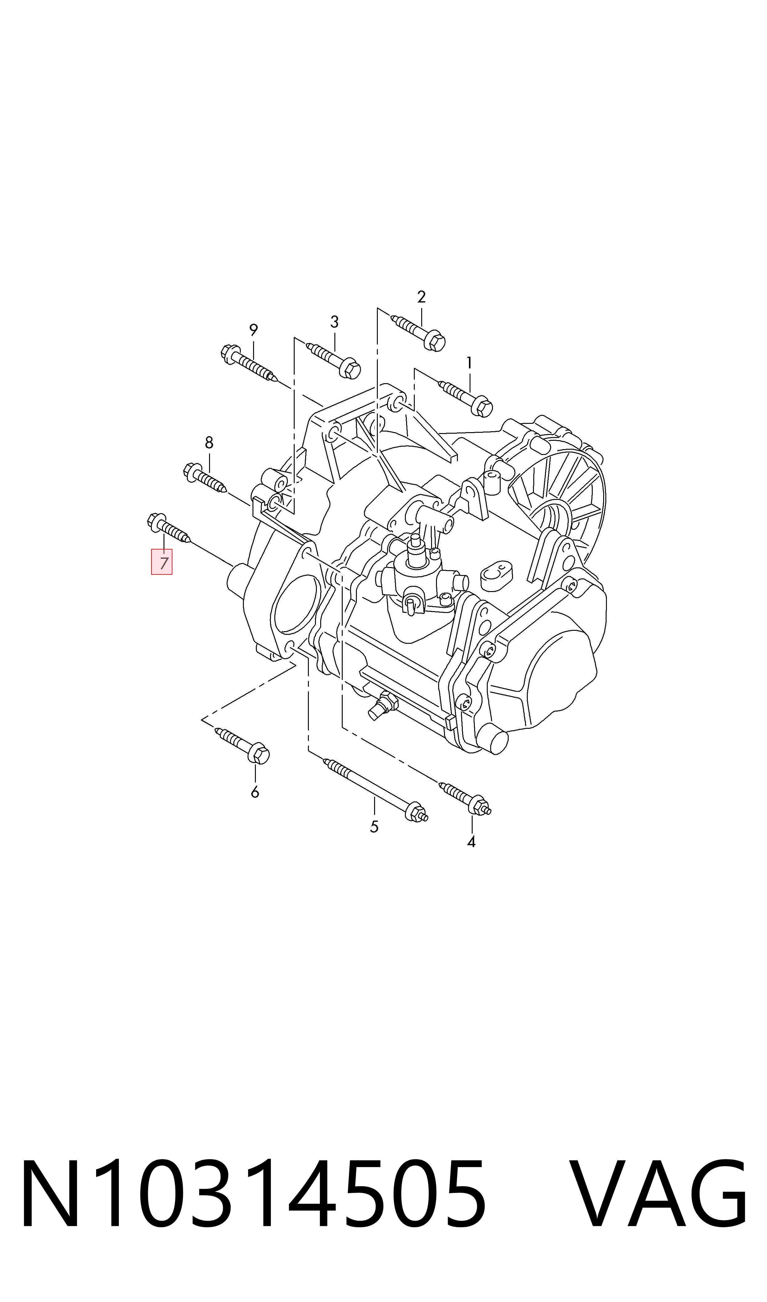  VAG N10314505 ціна, від 3.52 USD
