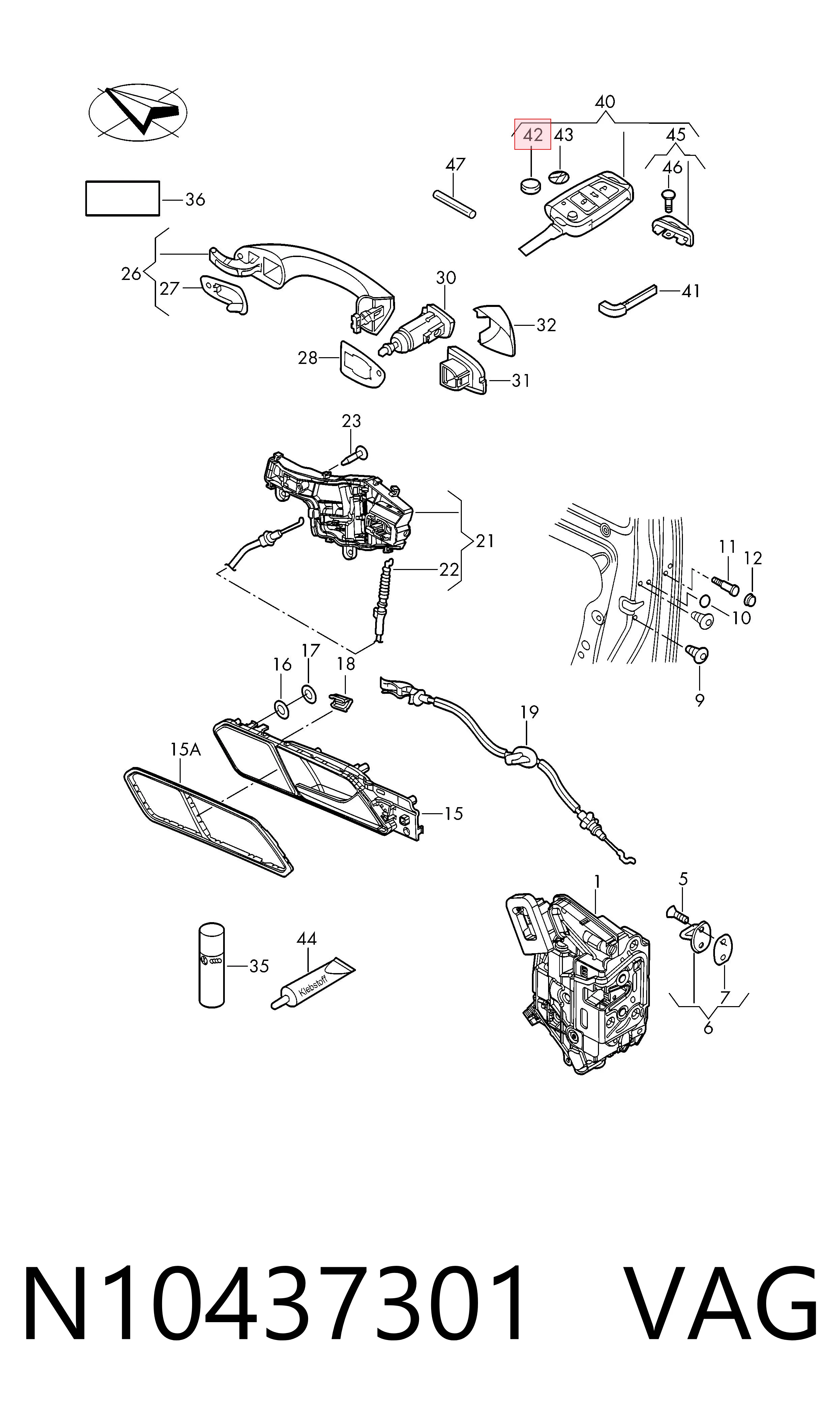  VAG N10437301 ціна, від 4.44 USD