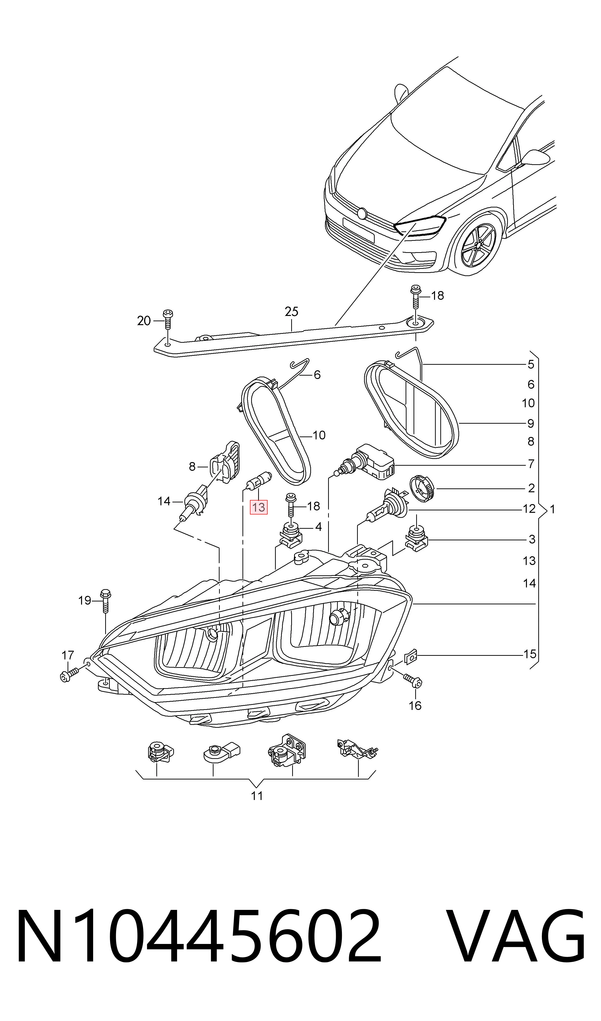 Лампочка протитуманної фари 13283265 Peugeot/Citroen