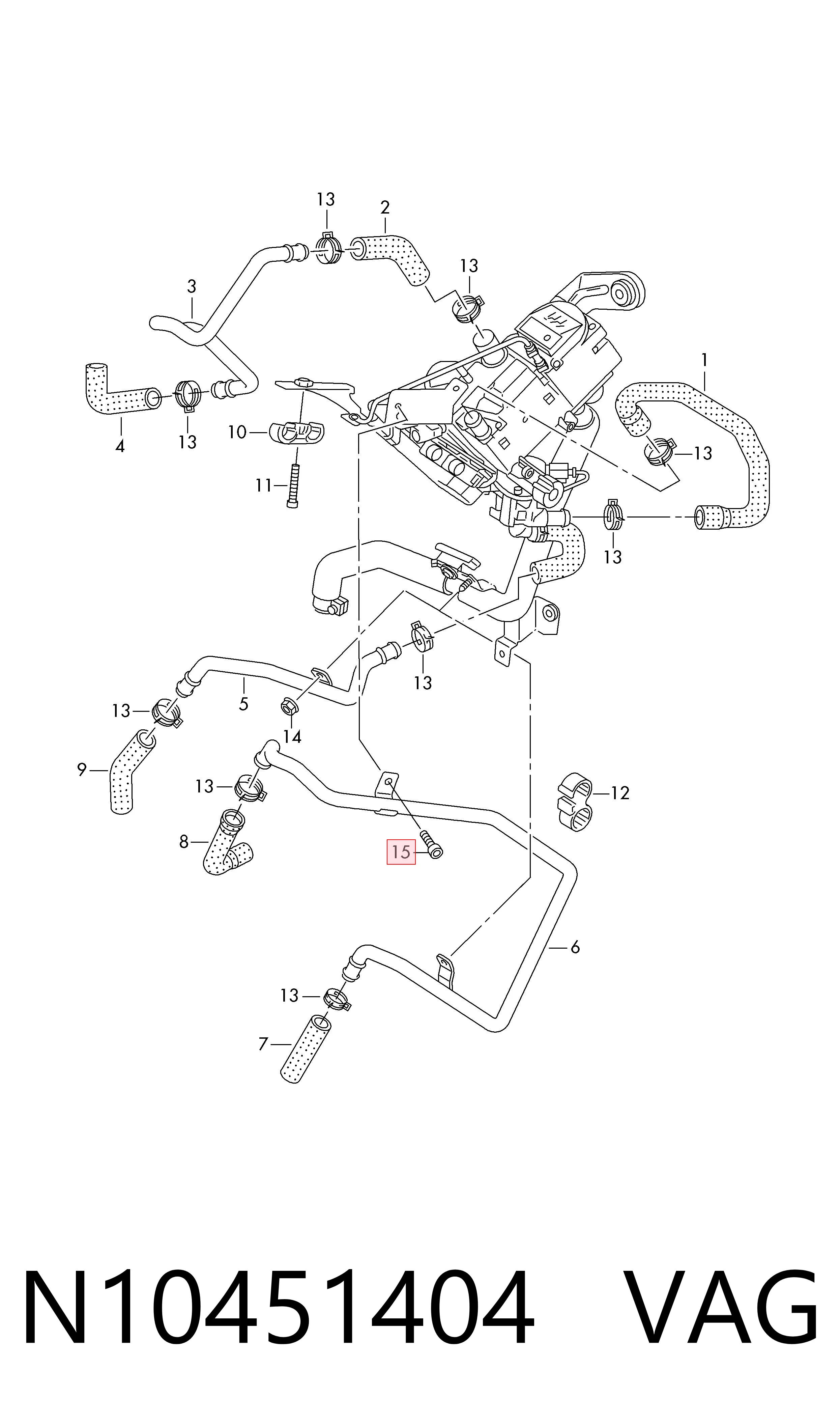  VAG N10451404 ціна, від 0.63 USD