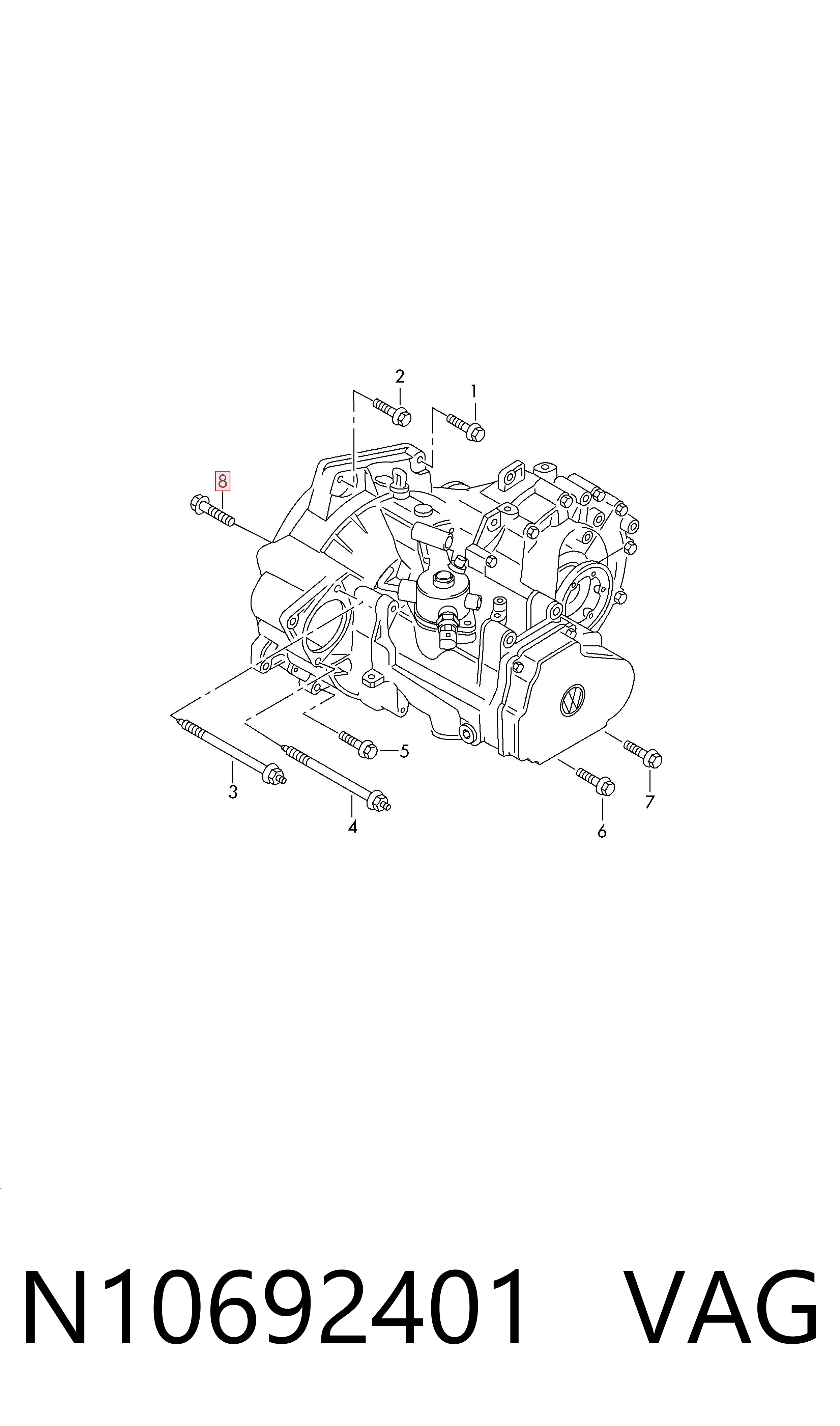  VAG N10692401 ціна, від 4.53 USD
