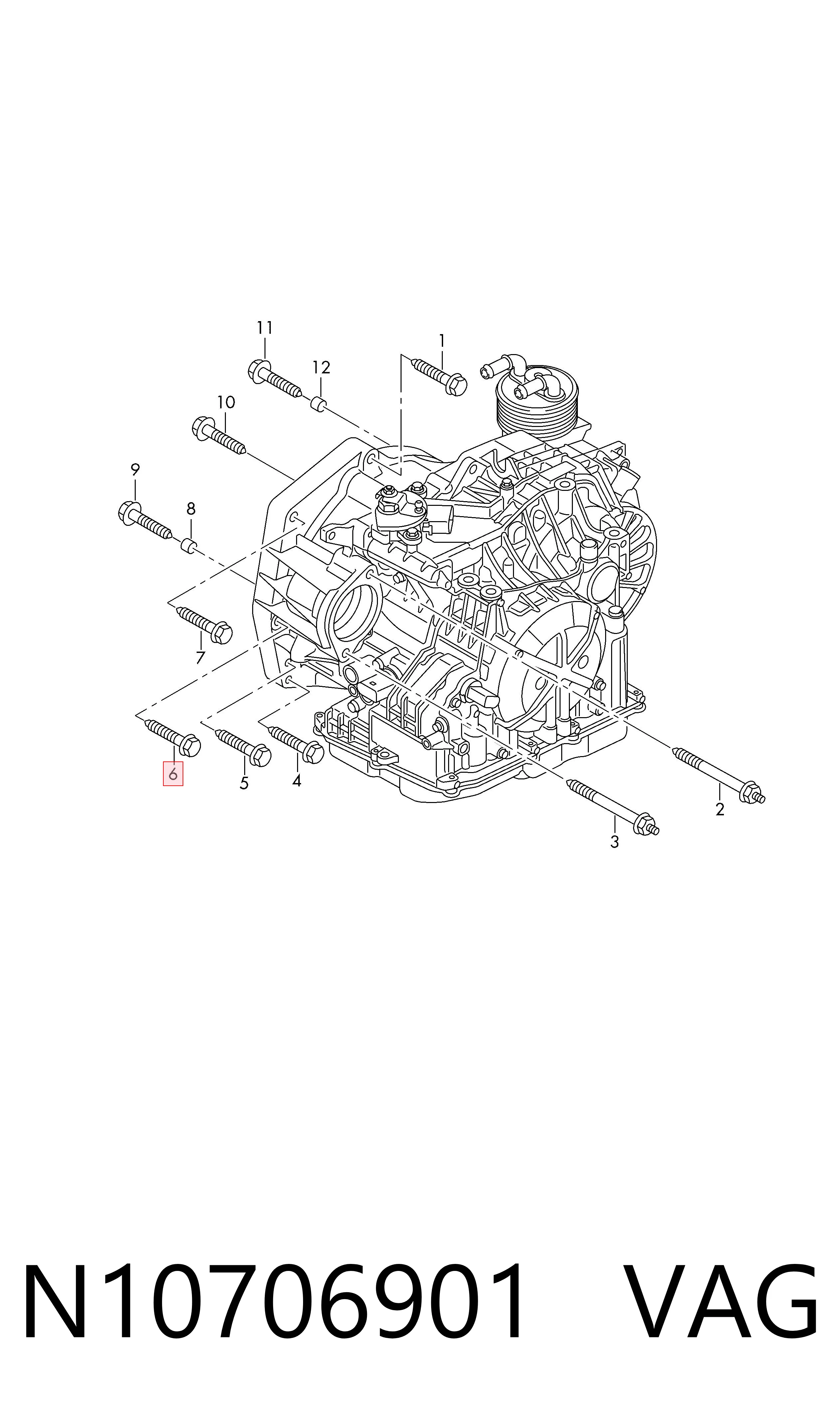  VAG N10706901 ціна, від 2.53 USD
