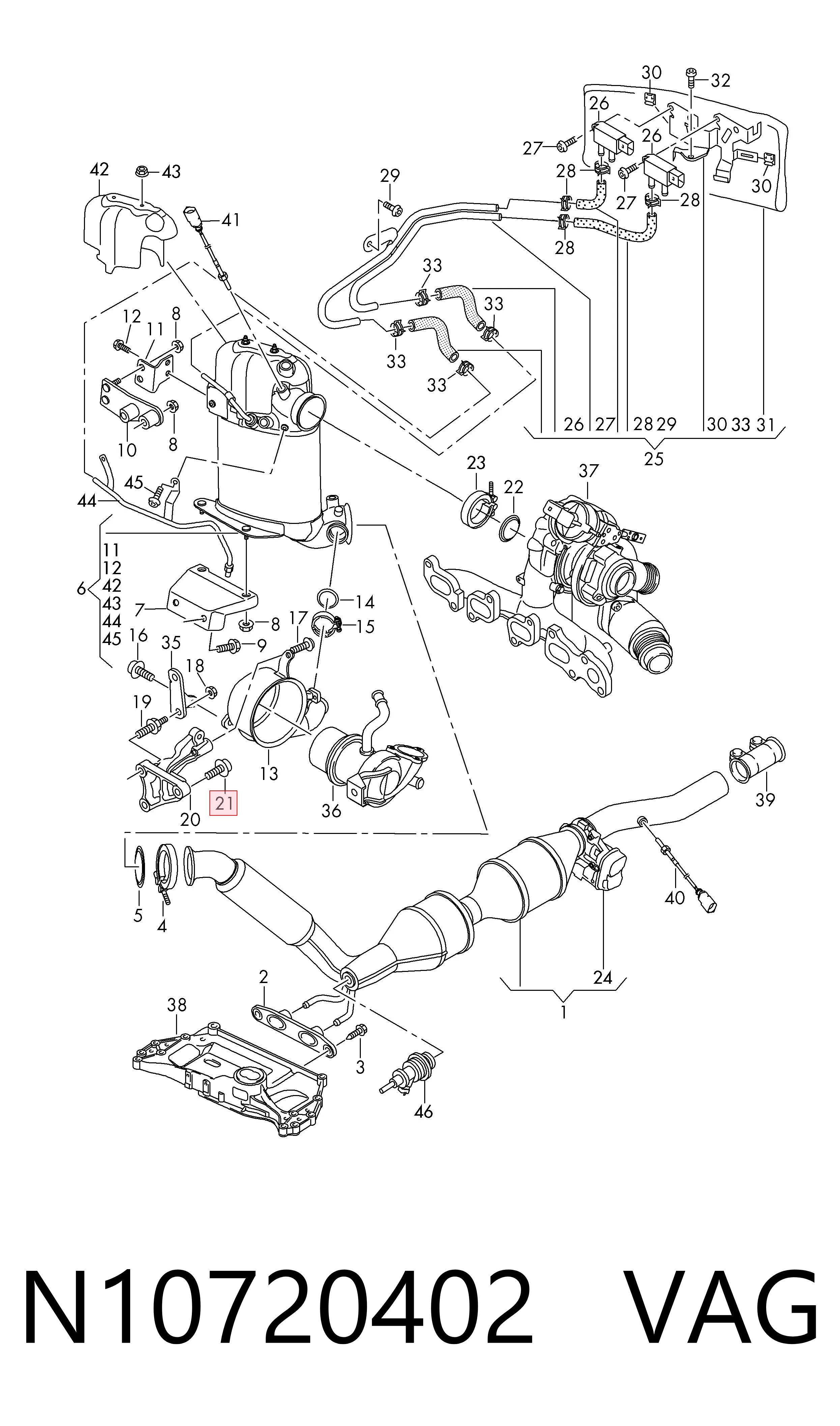  VAG N10720402 ціна, від 3.04 USD