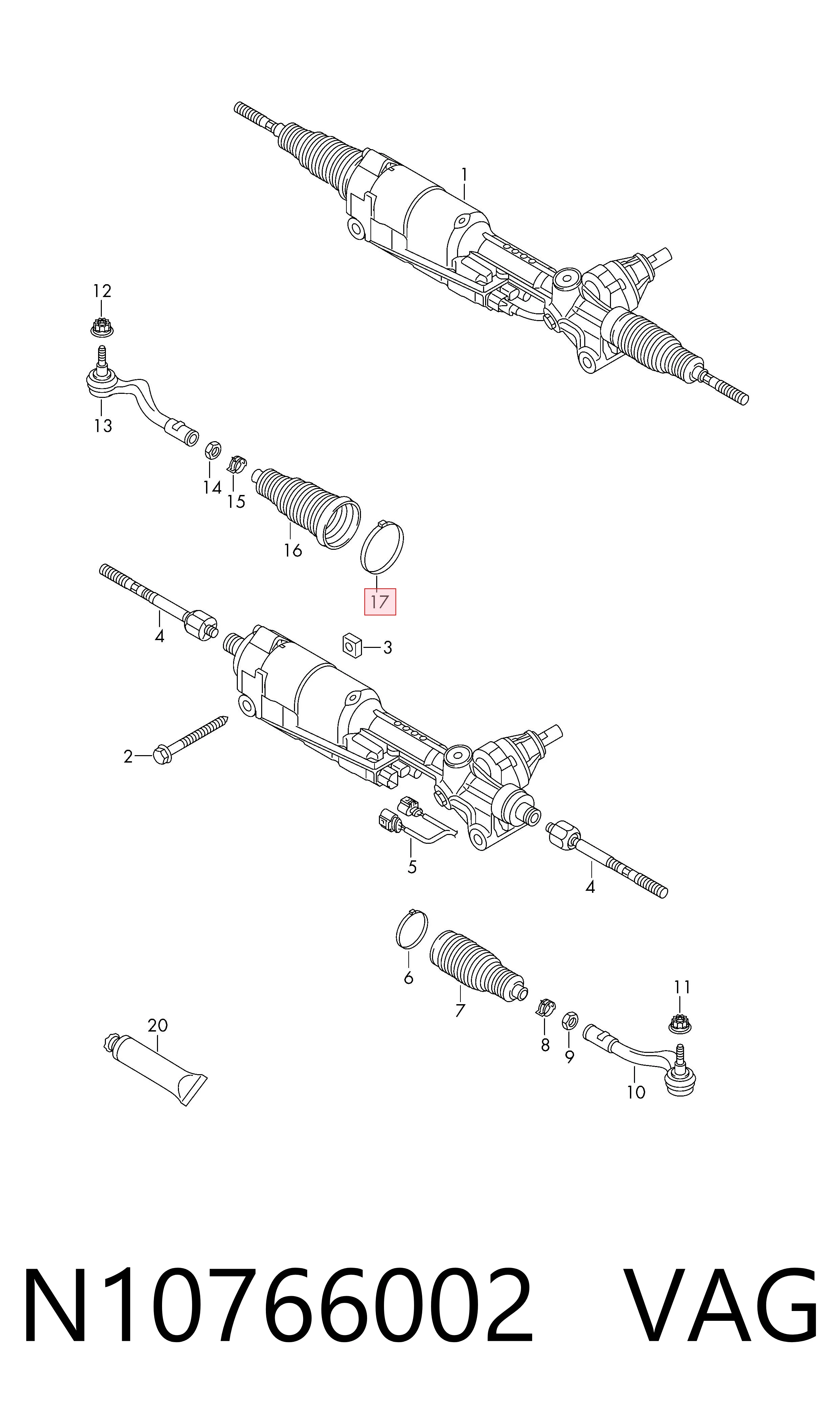  VAG N10766002 ціна, від 2.23 USD