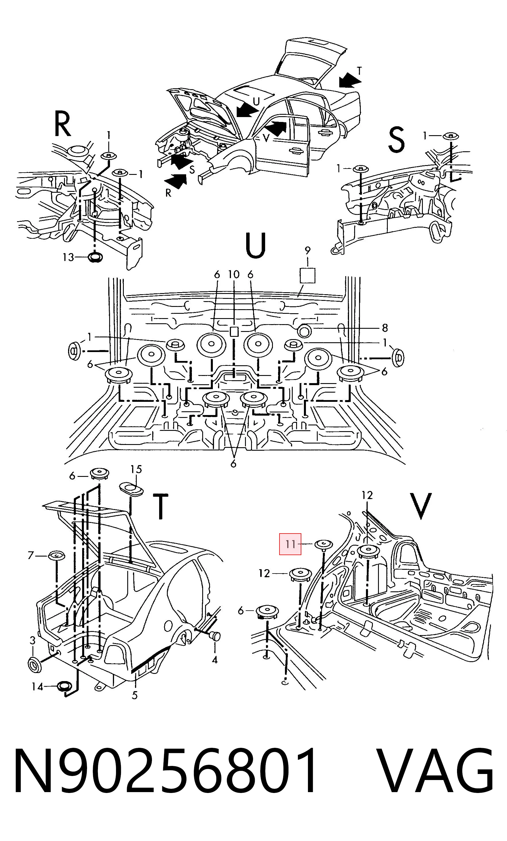 N90256801 VAG 