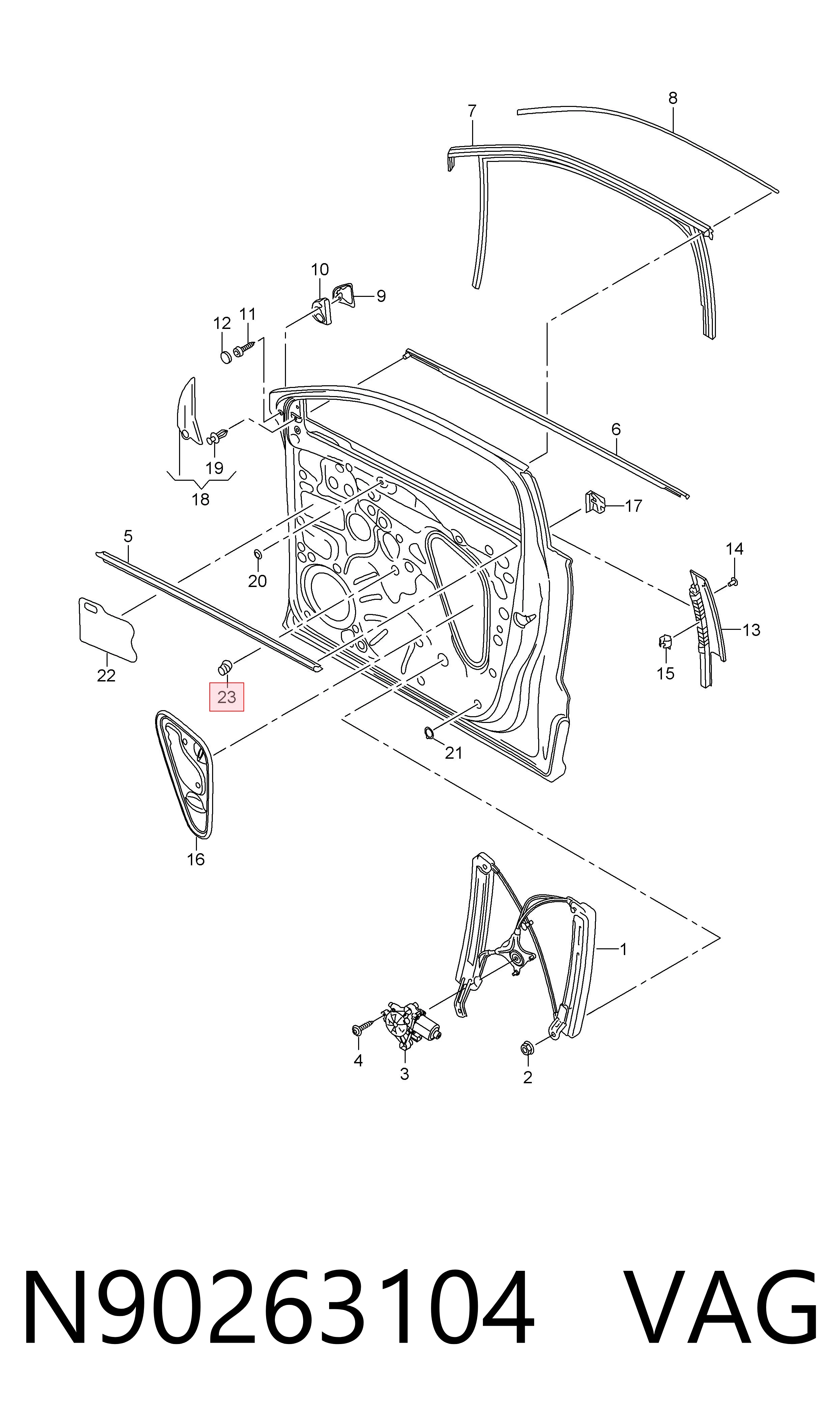  VAG N90263104 ціна, від 1.47 USD