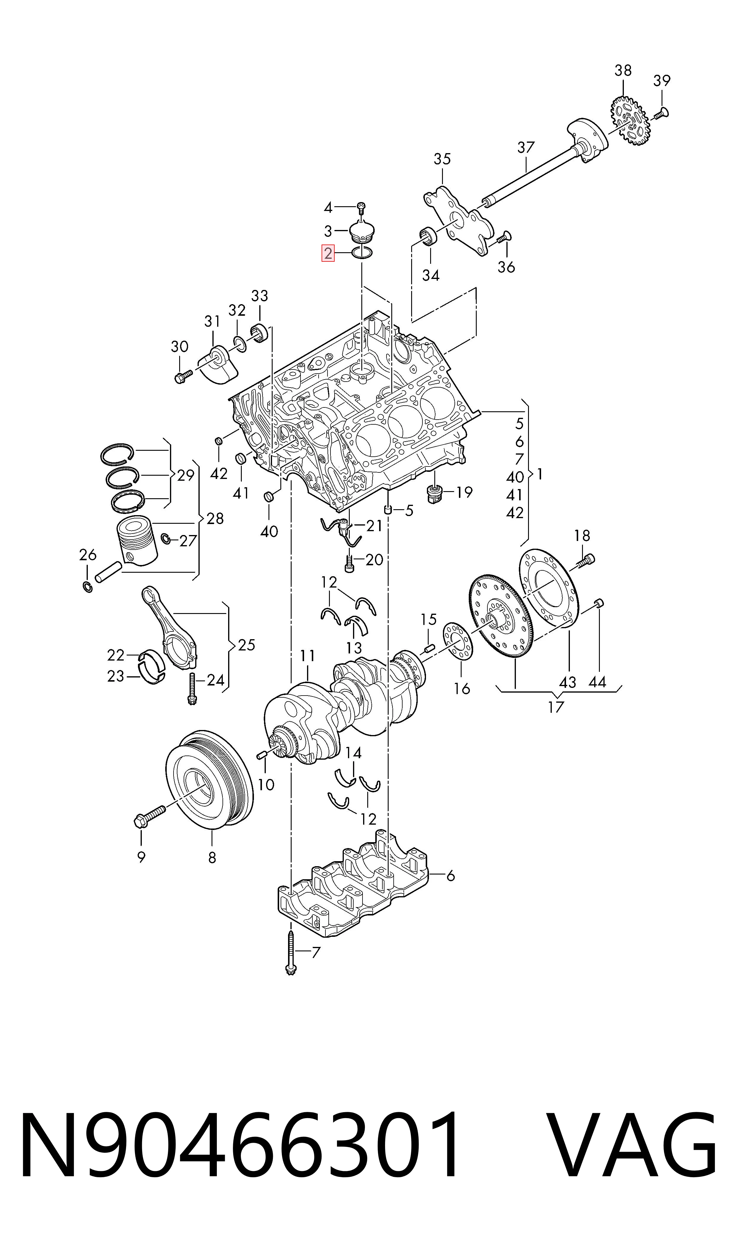 Прокладка пробки піддону двигуна Opel 3648411 ціна, від 1.52 USD