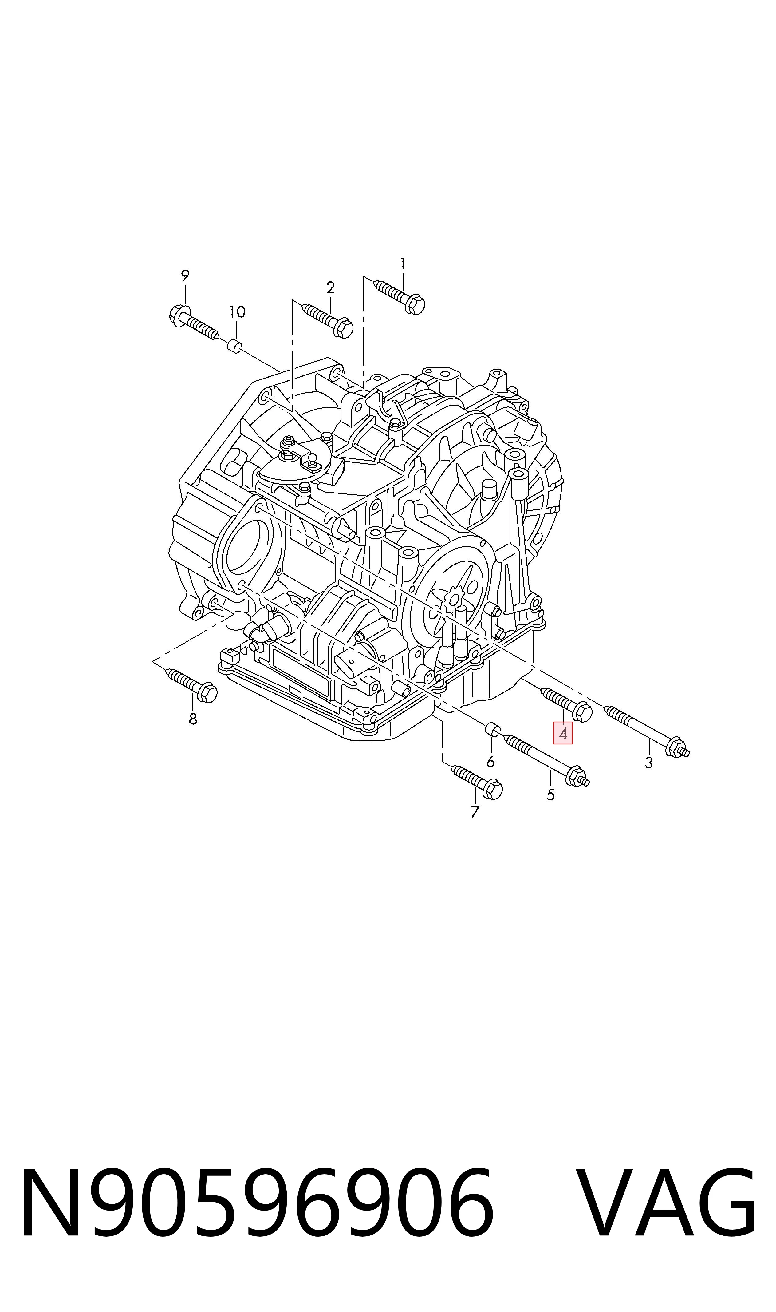 N90596906 VAG Болт