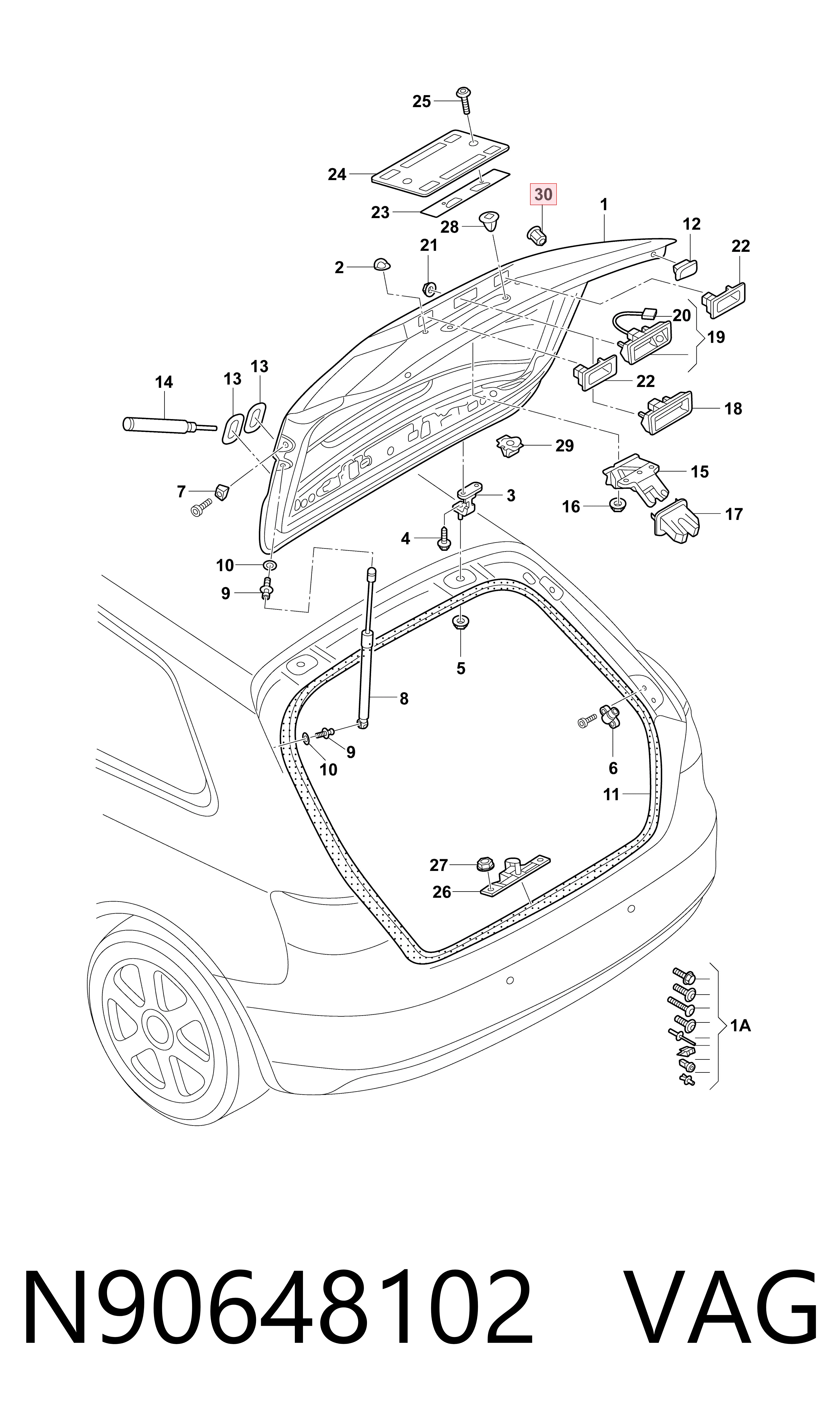  VAG N90648102 ціна, від 2.49 USD